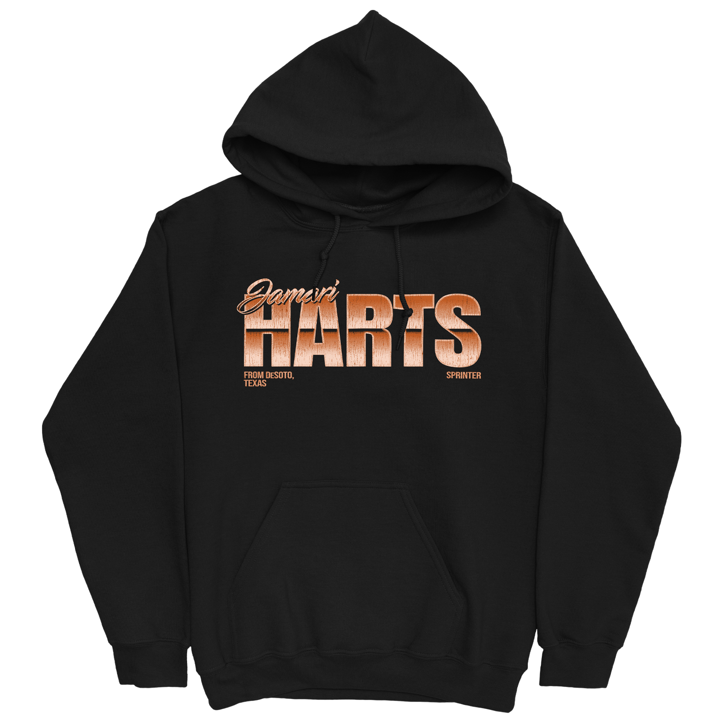 JAMARI HARTS CLASSIC BLACK HOODIE