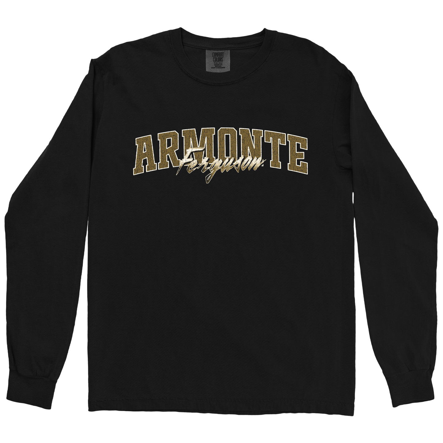 ARMONTE FERGUSON CLASSIC BLACK LONG SLEEVE TEE