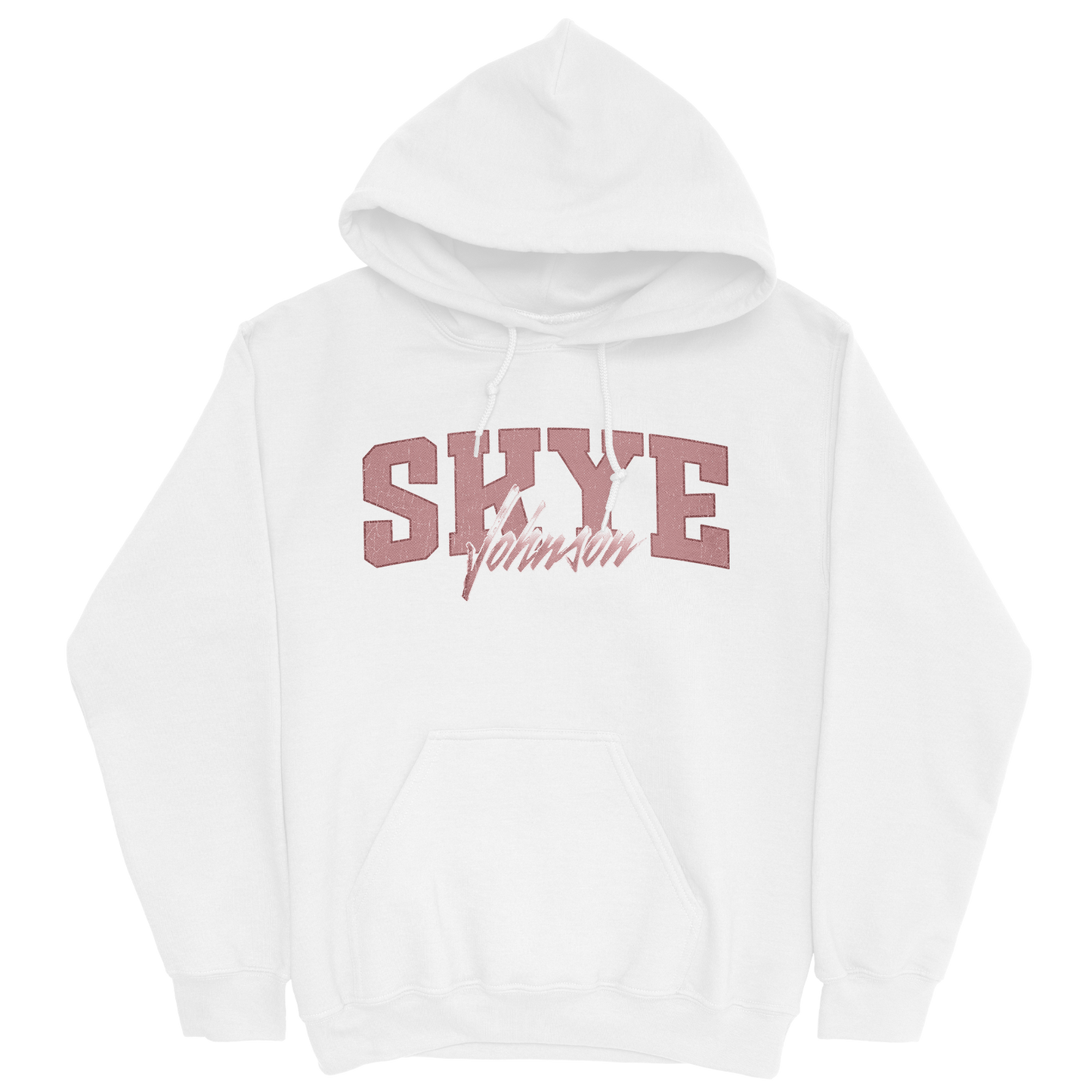 SKYE JOHNSON RETRO WHITE HOODIE