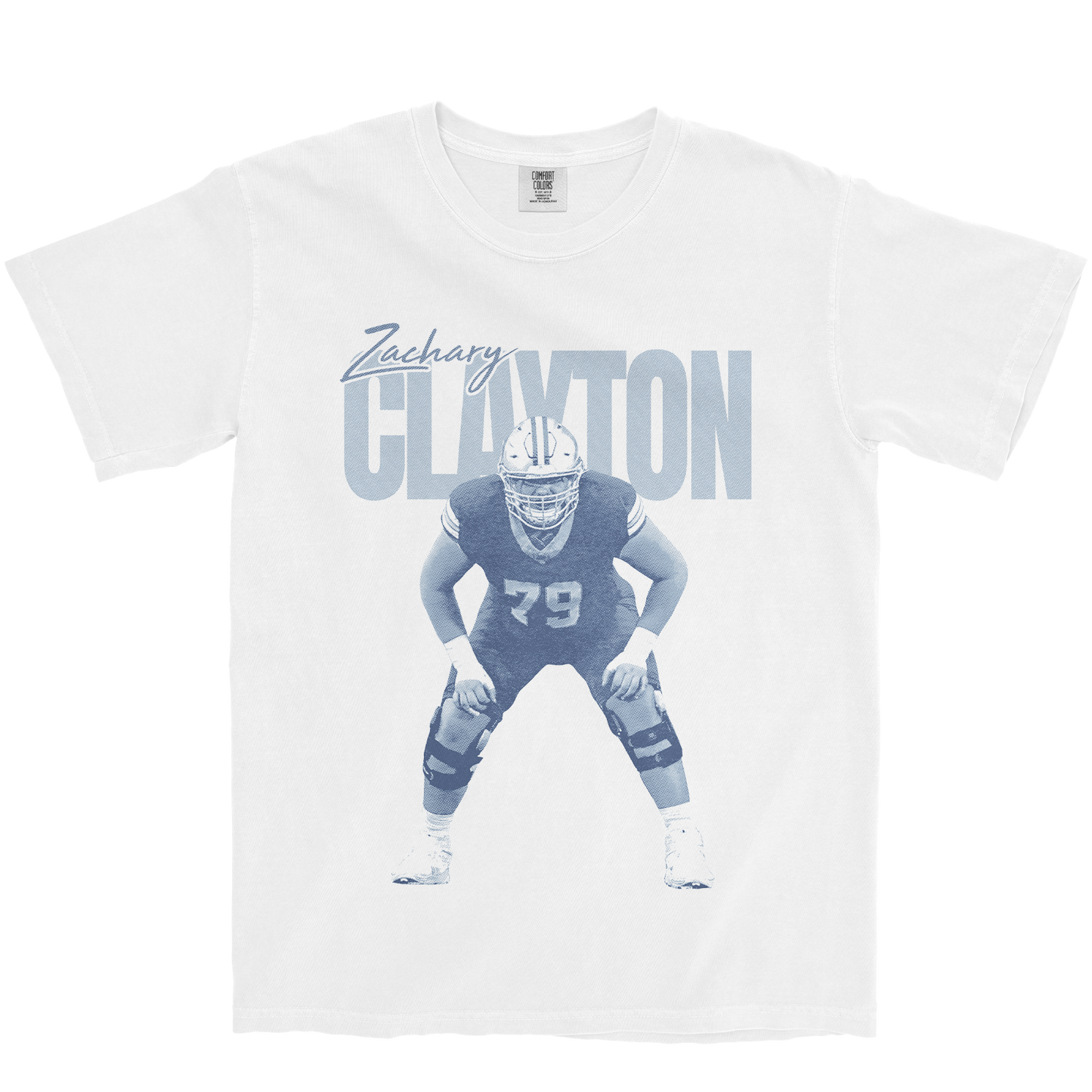 ZACHARY CLAYTON VINTAGE WHITE TEE