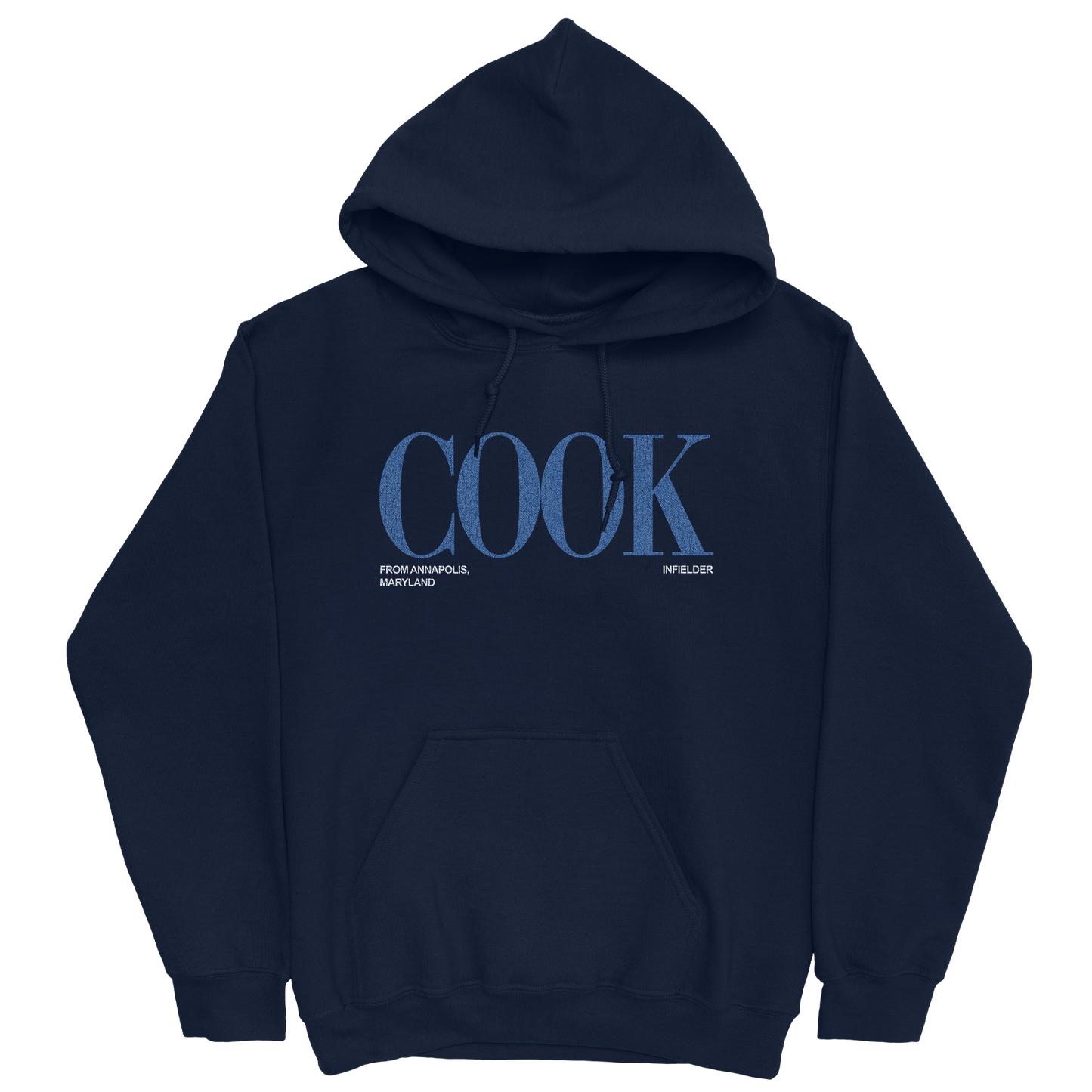 CALVIN COOK CLASSIC NAVY HOODIE