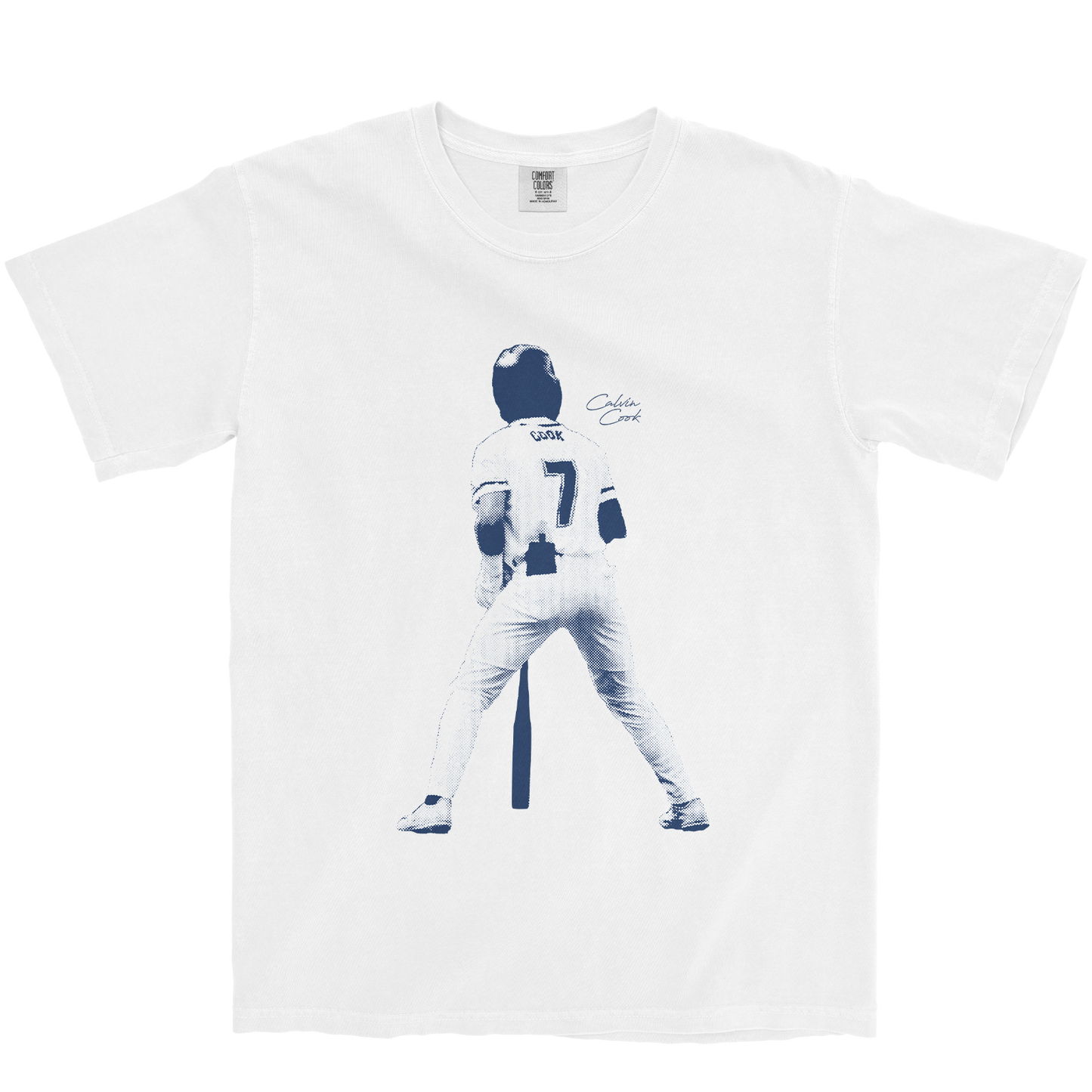 CALVIN COOK #7 WHITE TEE