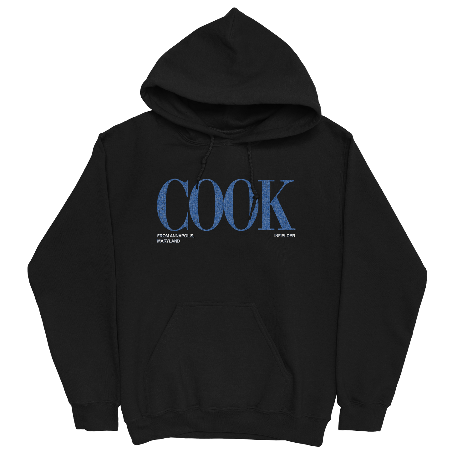 CALVIN COOK CLASSIC BLACK HOODIE
