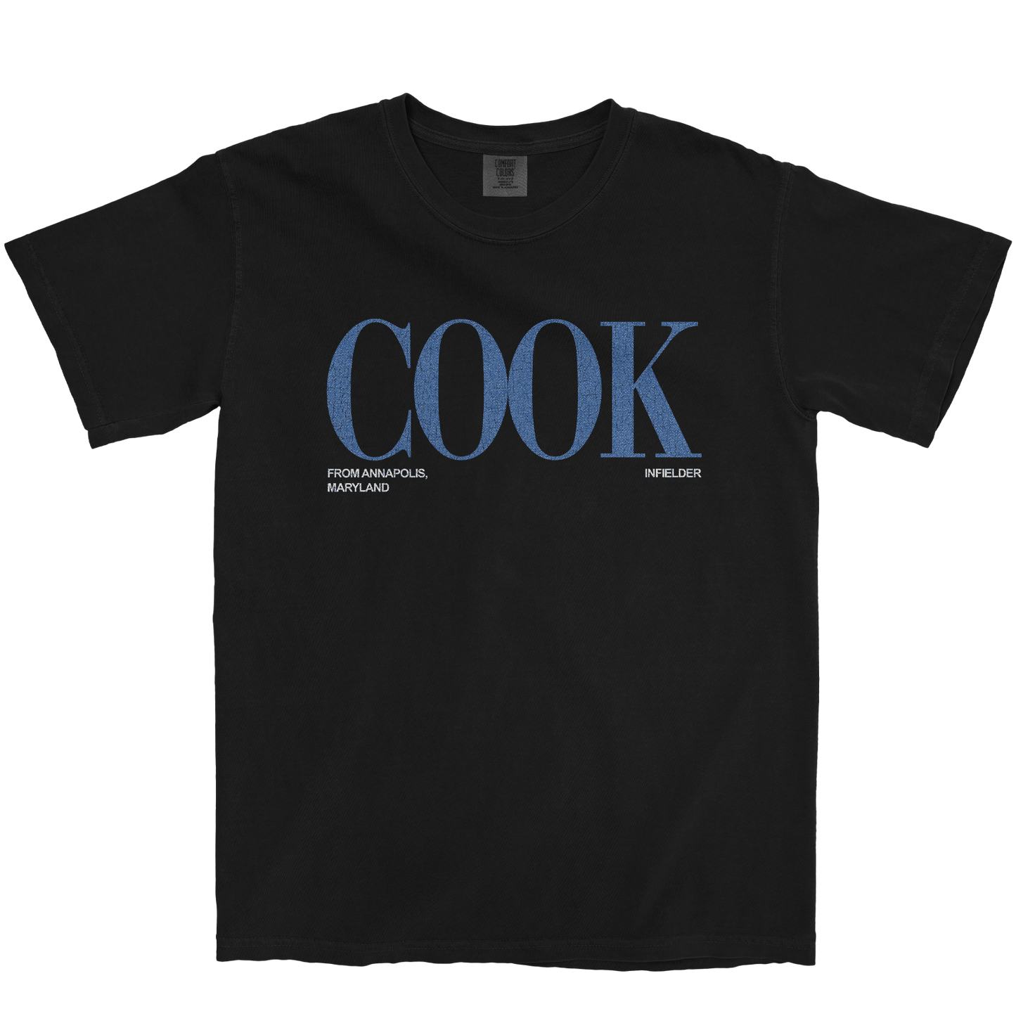 CALVIN COOK CLASSIC BLACK TEE