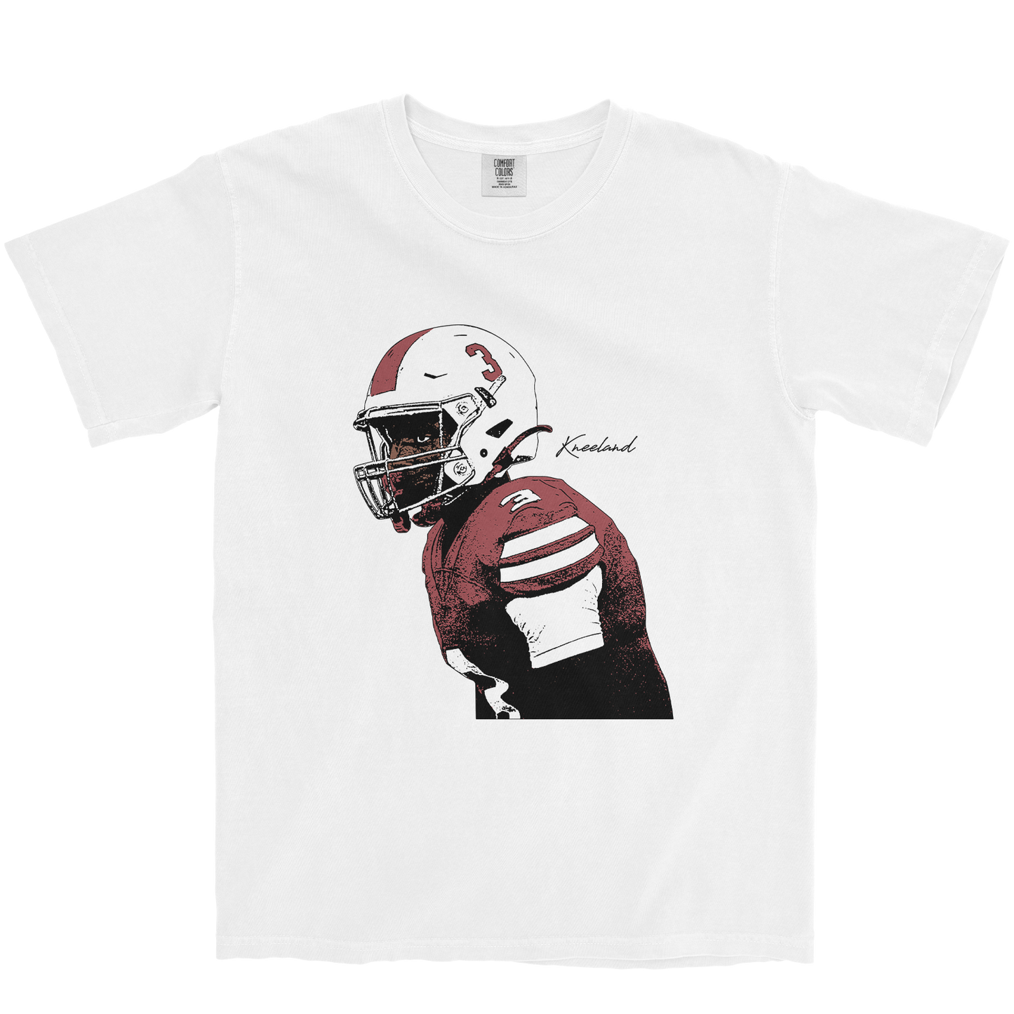 JADE KNEELAND ILLUSTRATED WHITE TEE