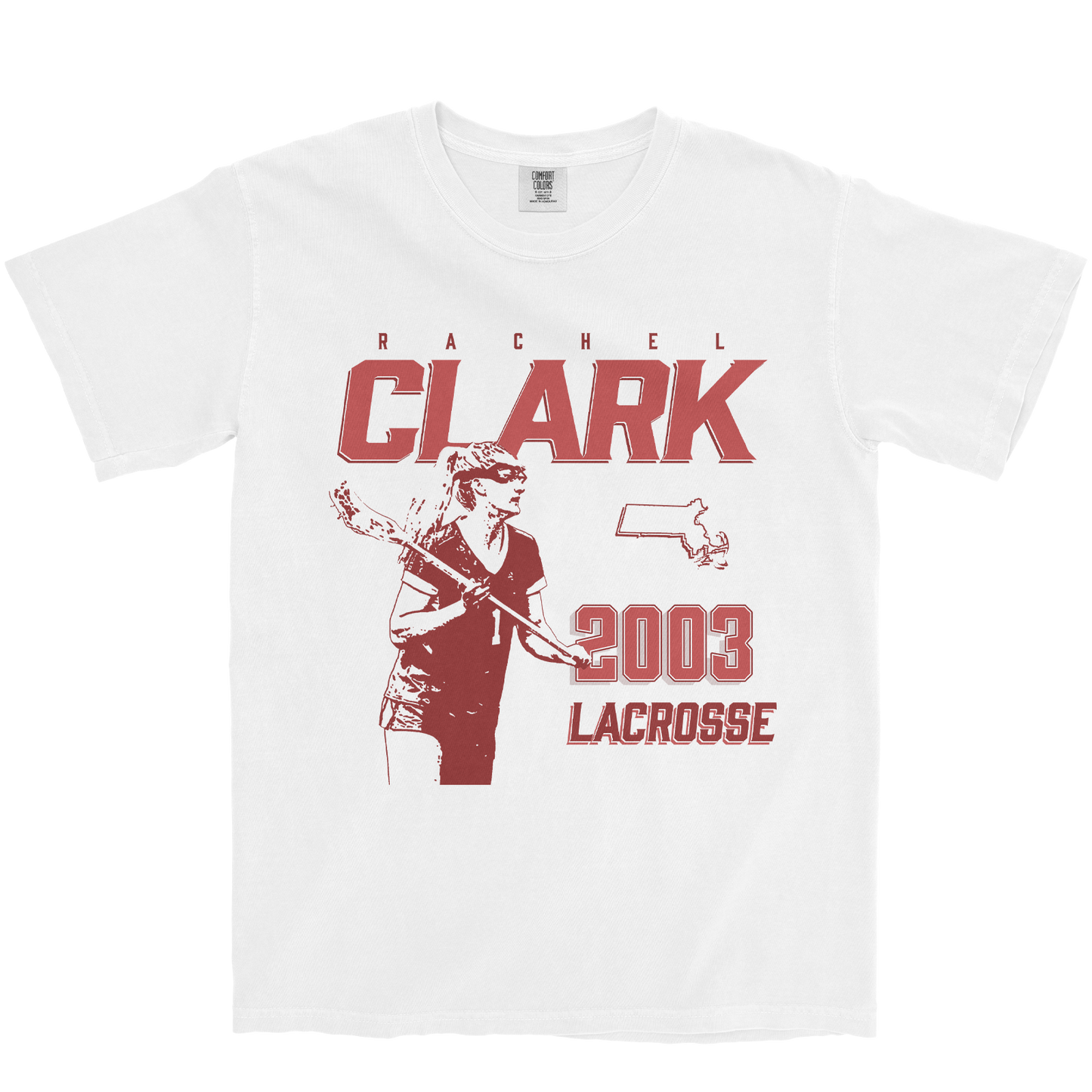 RACHEL CLARK "2003" WHITE TEE