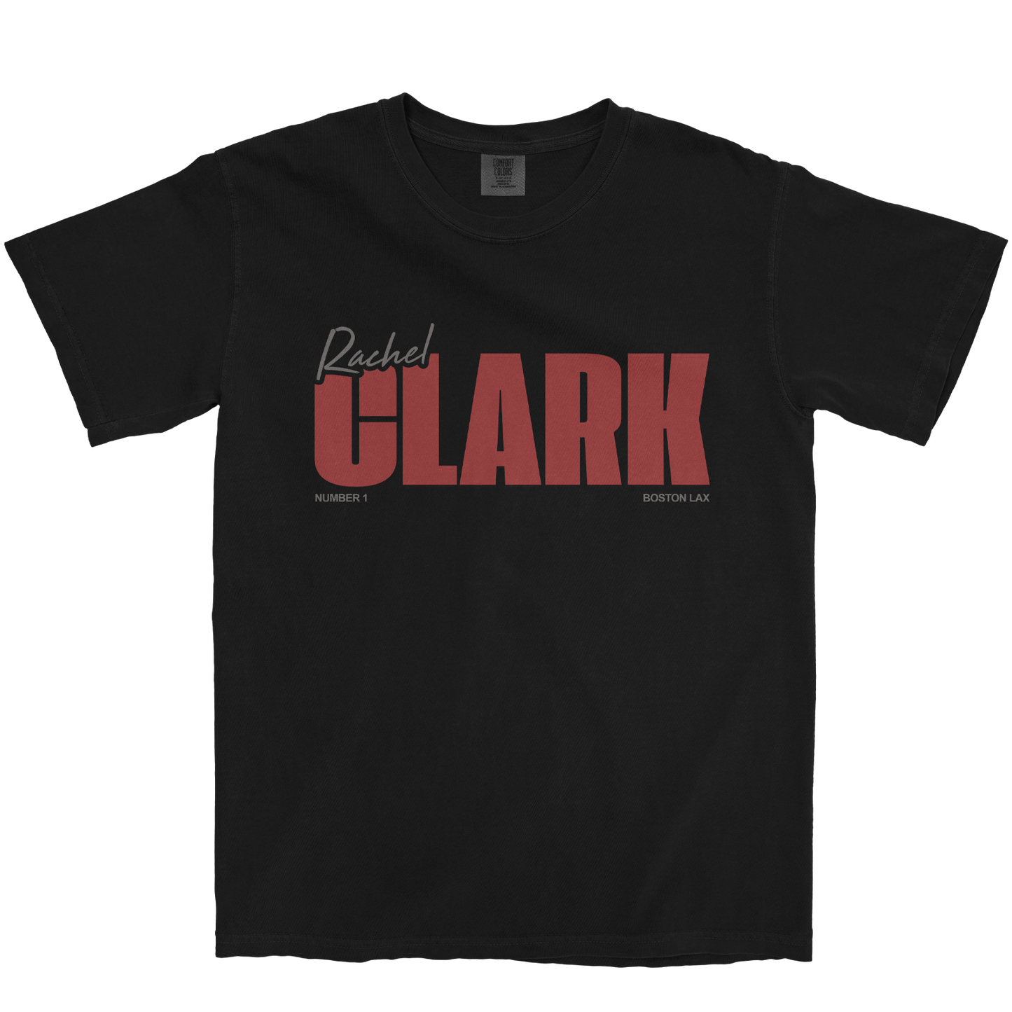 RACHEL CLARK CLASSIC BLACK TEE