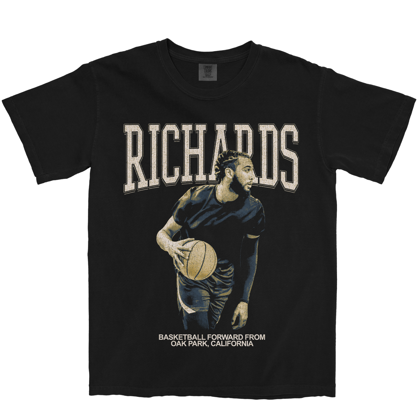 MAKAI RICHARDS VINTAGE BLACK TEE