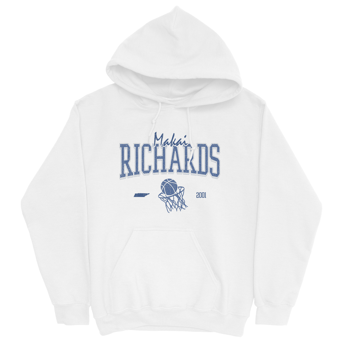 MAKAI RICHARDS CLASSIC WHITE HOODIE