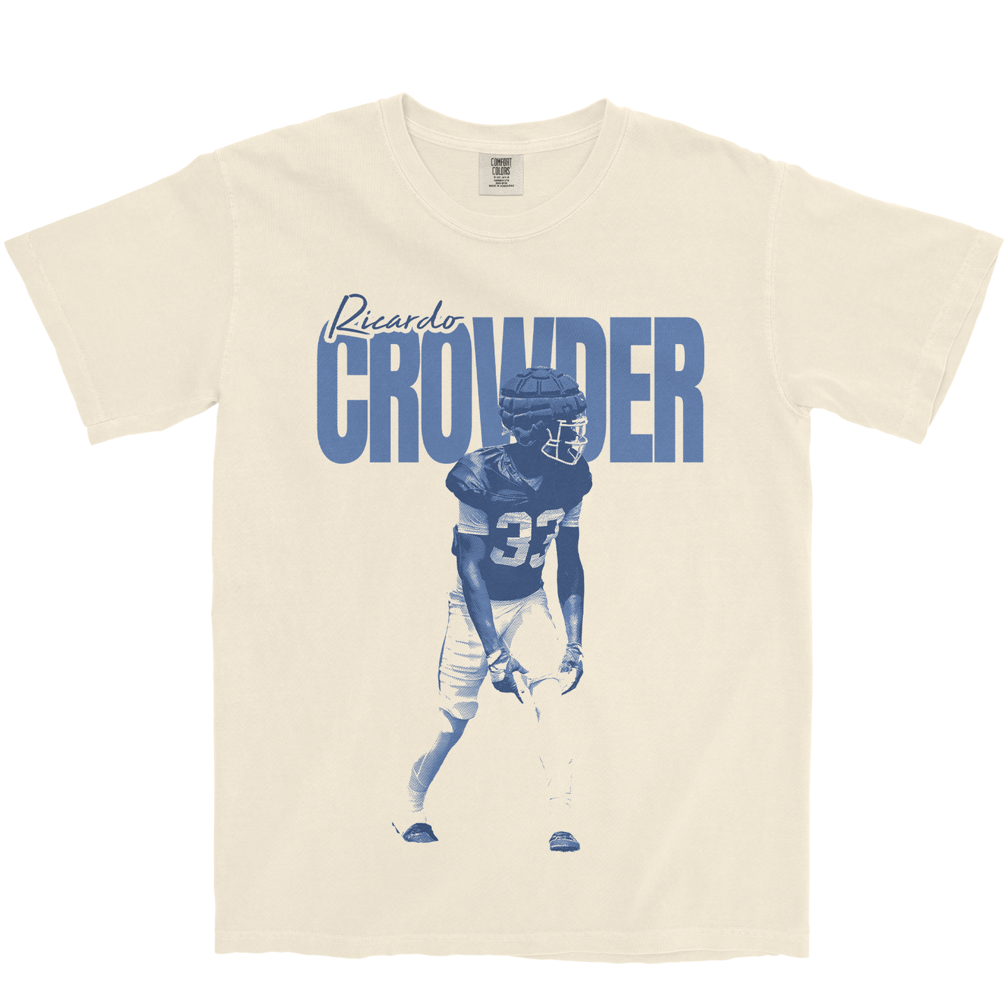 RICARDO CROWDER VINTAGE IVORY TEE