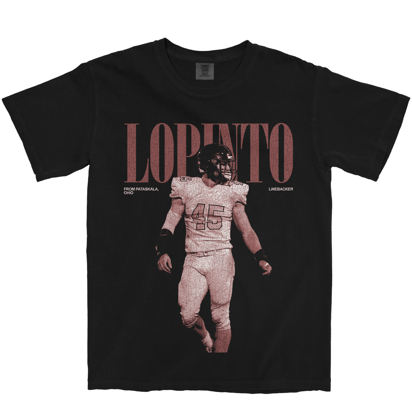 JAKE LOPINTO VINTAGE BLACK TEE