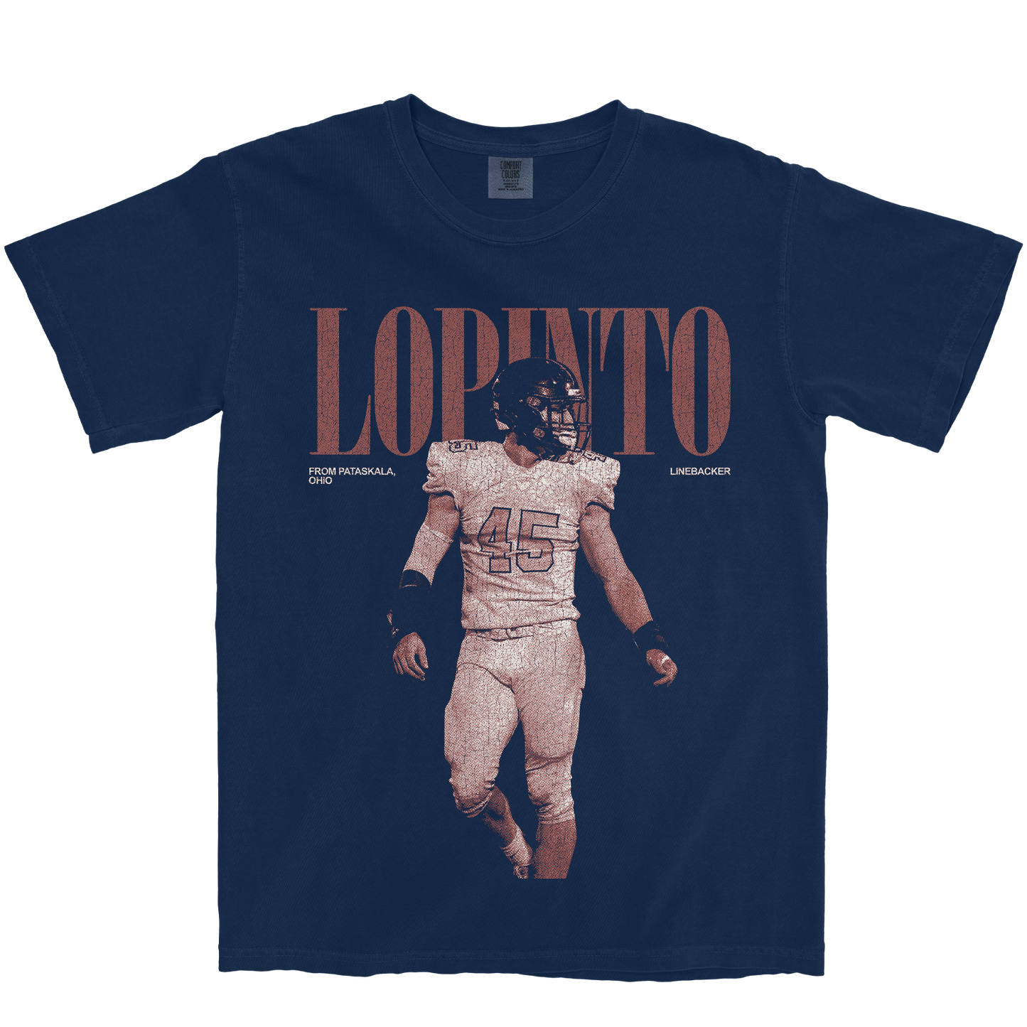 JAKE LOPINTO VINTAGE NAVY TEE