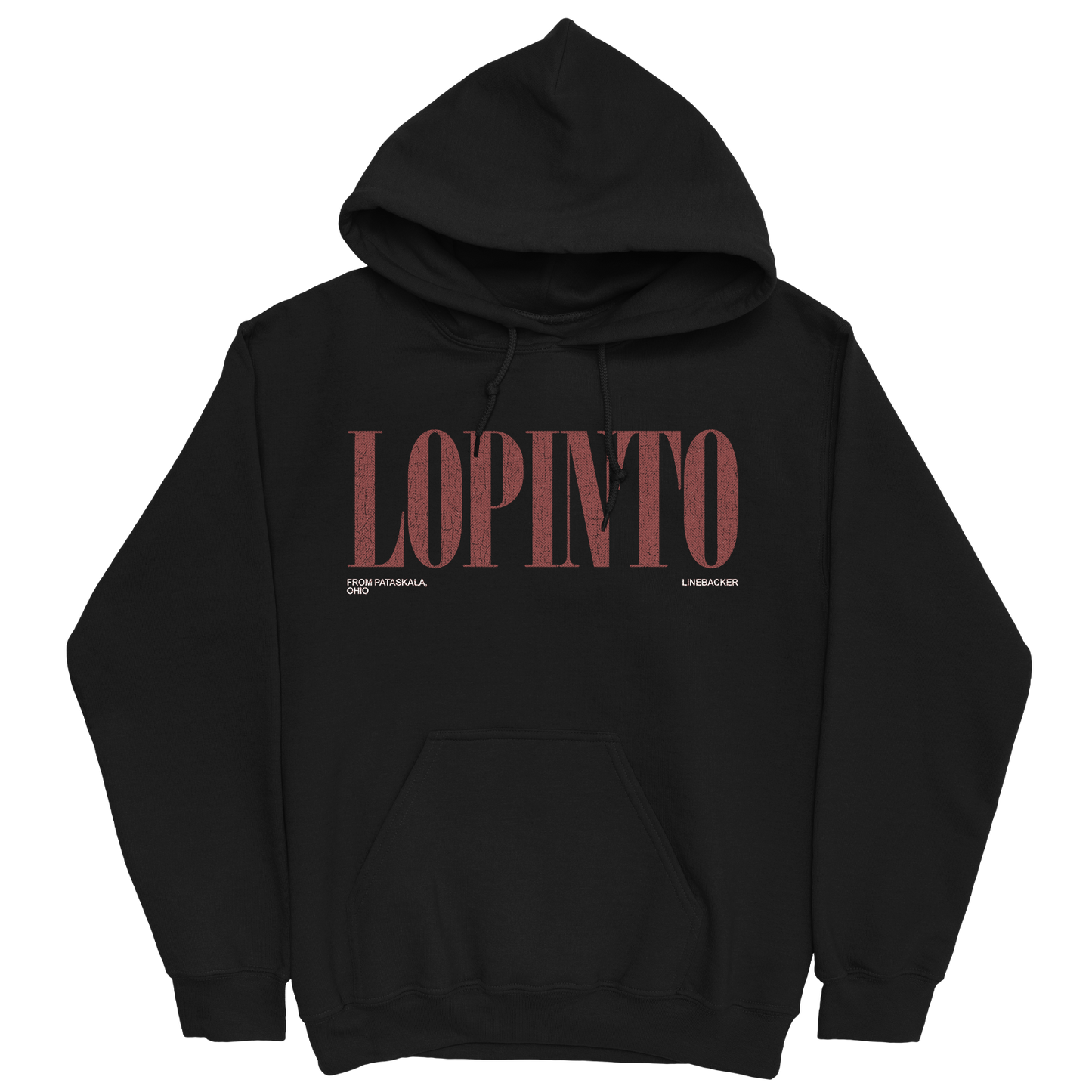 JAKE LOPINTO CLASSIC BLACK HOODIE