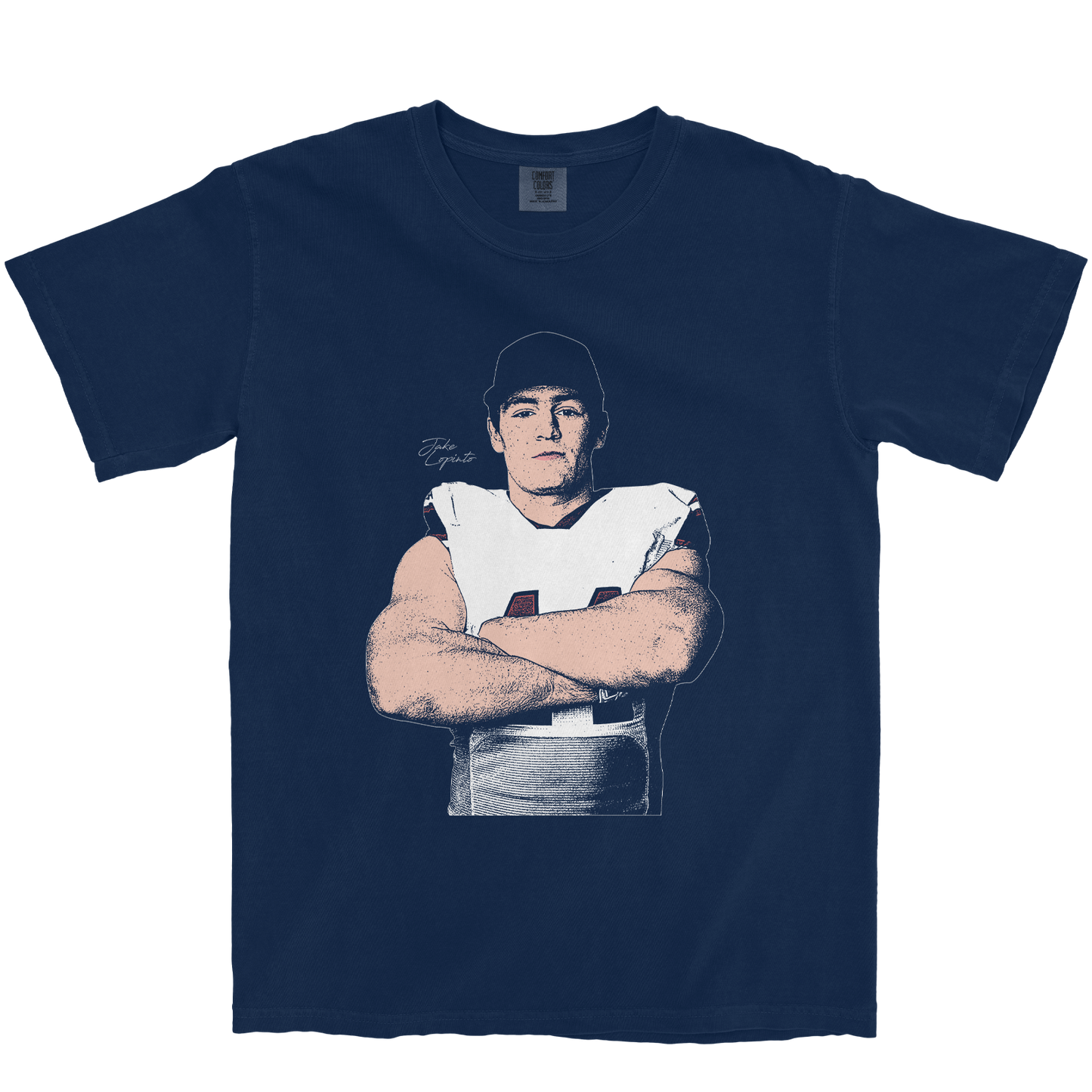 JAKE LOPINTO ILLUSTRATED NAVY TEE