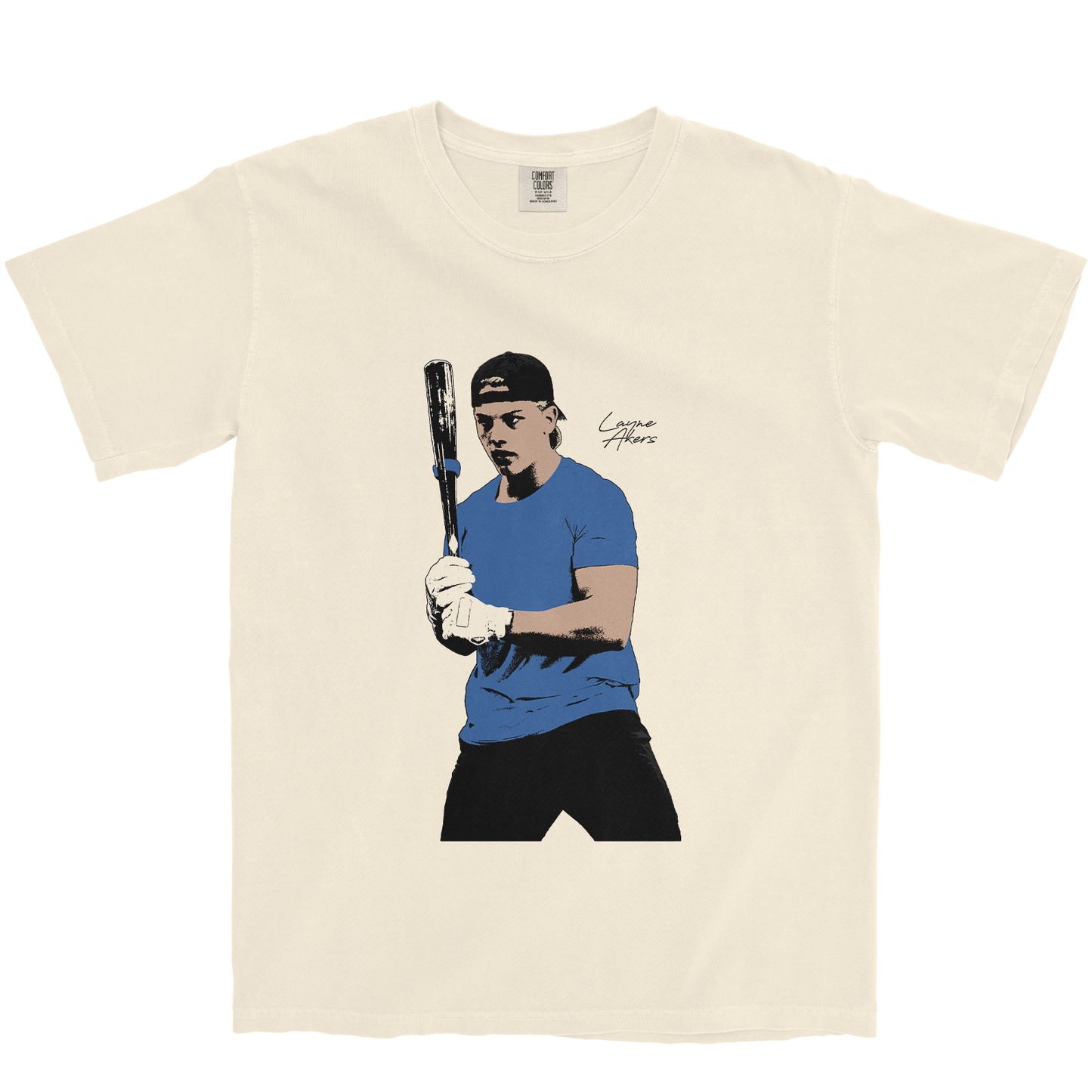 LAYNE AKERS ILLUSTRATED IVORY TEE