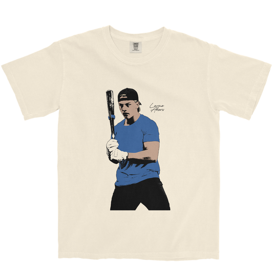 LAYNE AKERS ILLUSTRATED IVORY TEE