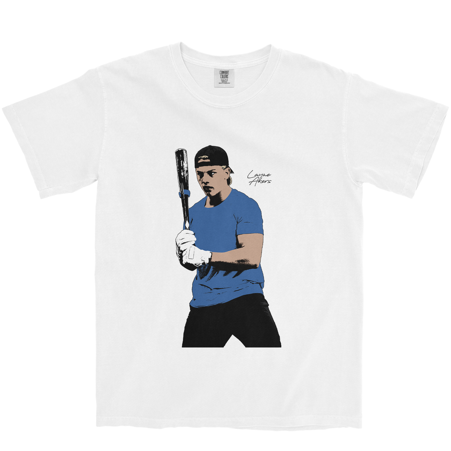 LAYNE AKERS ILLUSTRATED WHITE TEE
