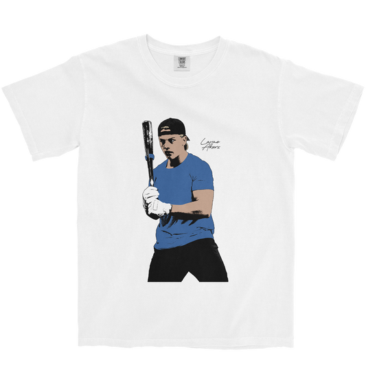 LAYNE AKERS ILLUSTRATED WHITE TEE