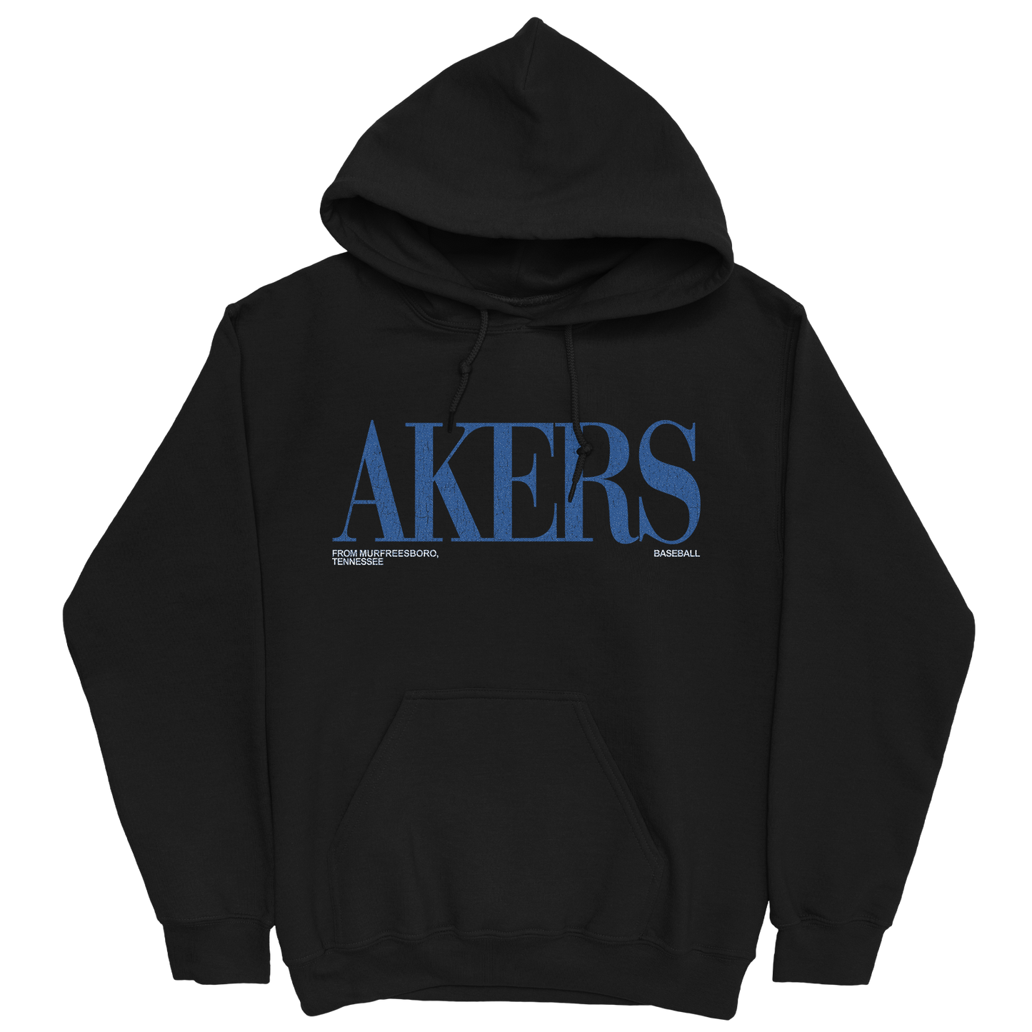 LAYNE AKERS CLASSIC BLACK HOODIE