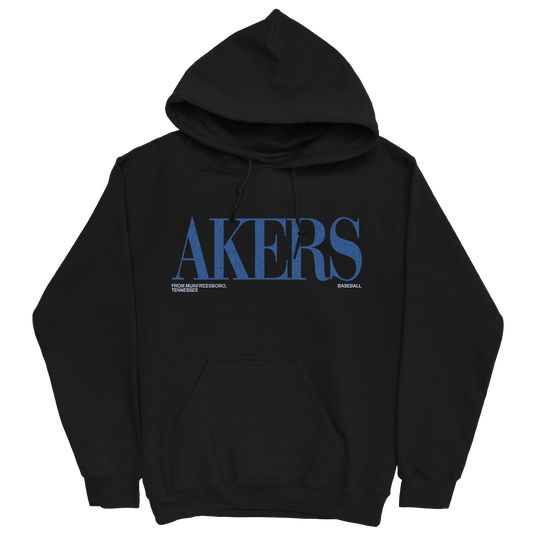 LAYNE AKERS CLASSIC BLACK HOODIE