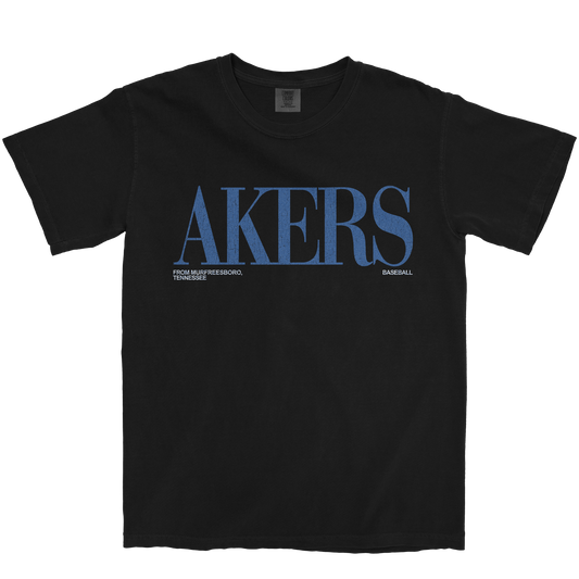 LAYNE AKERS CLASSIC BLACK TEE