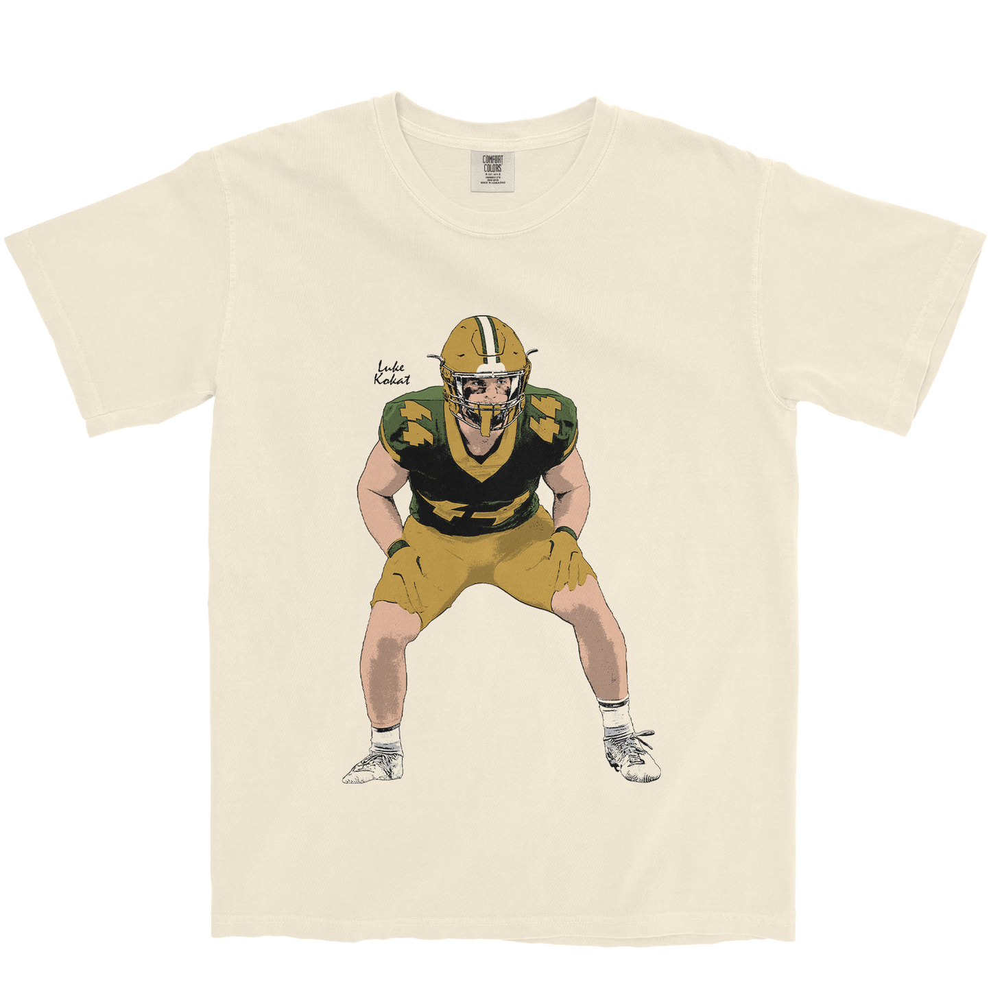 LUKE KOKAT ILLUSTRATED IVORY TEE