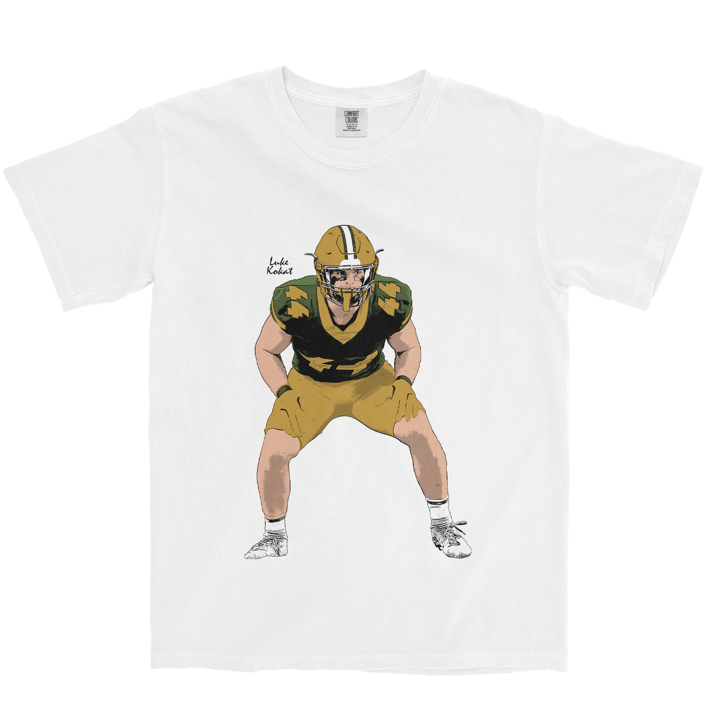 LUKE KOKAT ILLUSTRATED WHITE TEE
