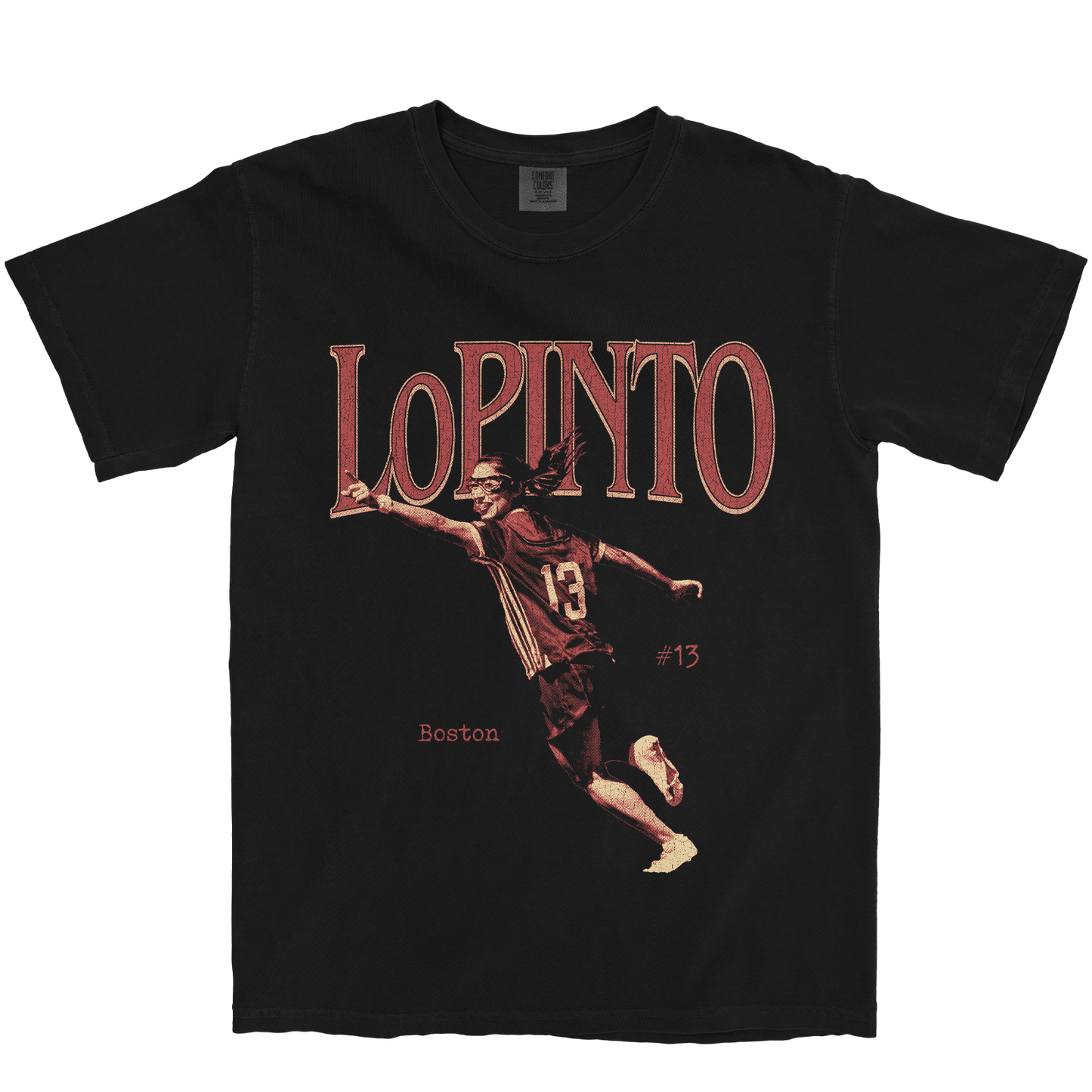 EMMA LOPINTO VINTAGE BLACK TEE