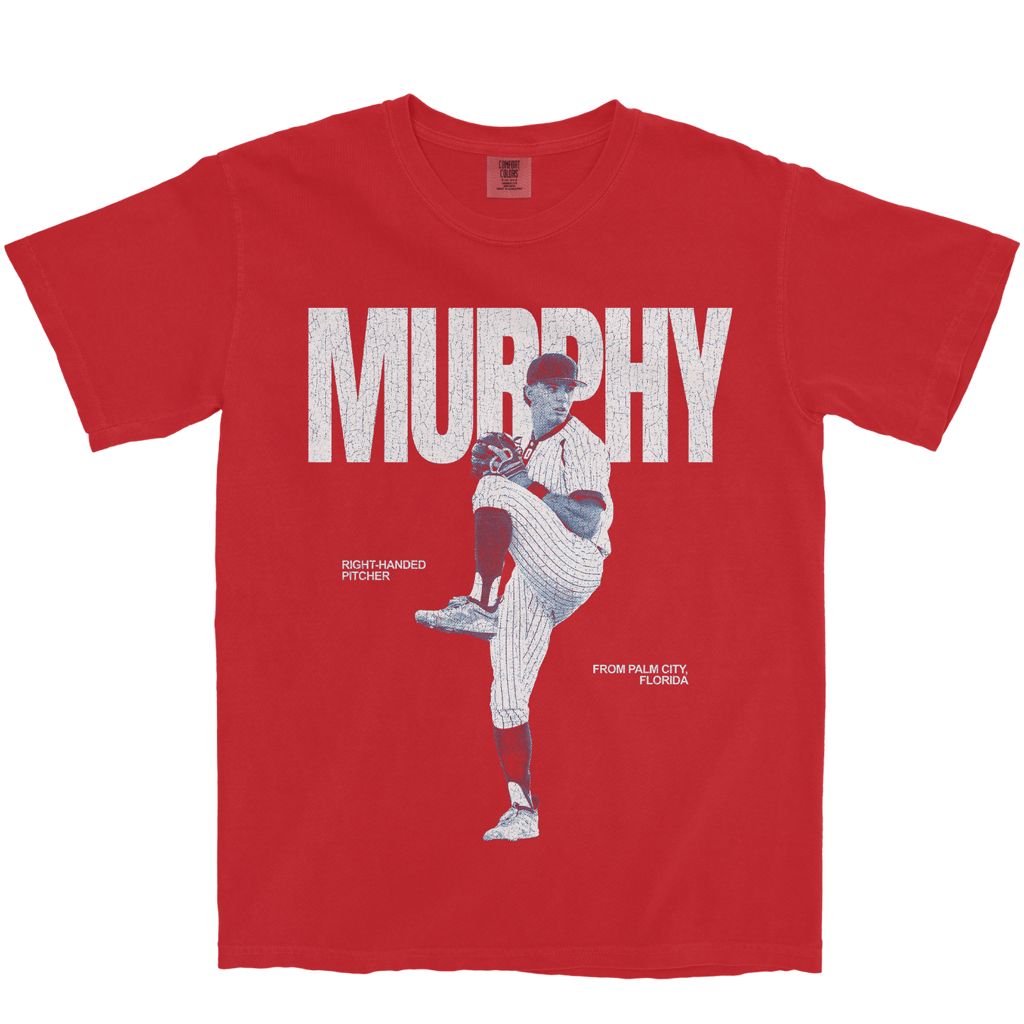 TYLER MURPHY PITCHING RED TEE