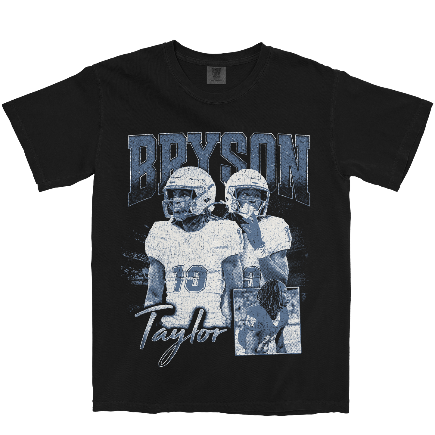 BRYSON TAYLOR GRAPHIC BLACK TEE