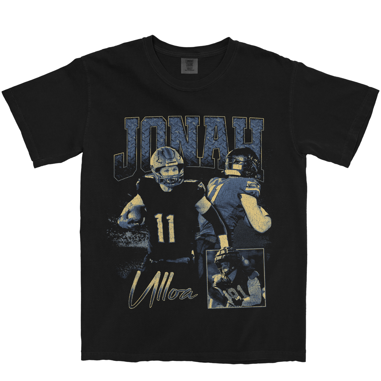 JONAH ULLOA GRAPHIC BLACK TEE