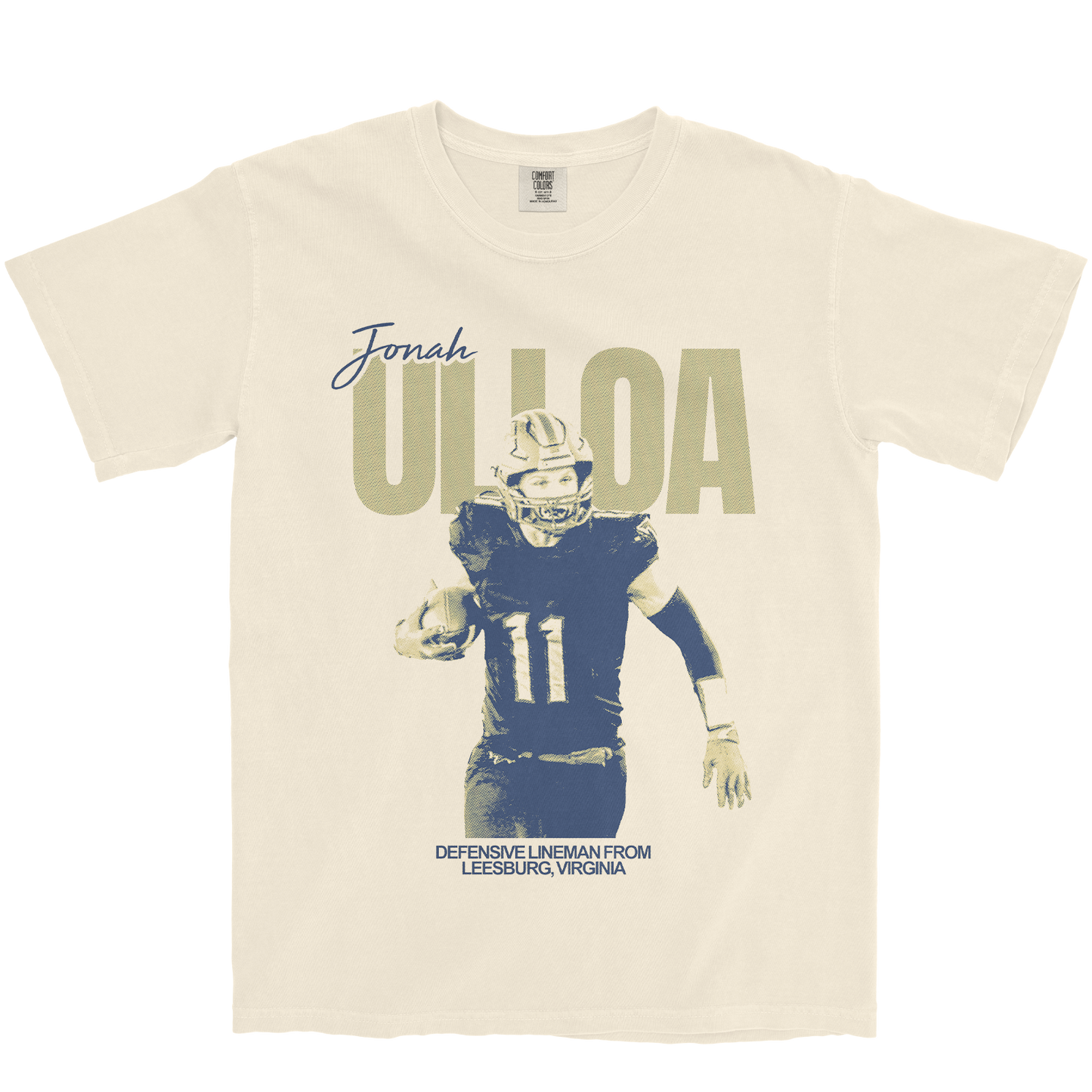 JONAH ULLOA VINTAGE IVORY TEE