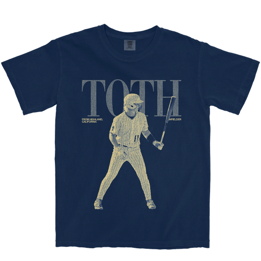 DIESEL TOTH VINTAGE NAVY TEE