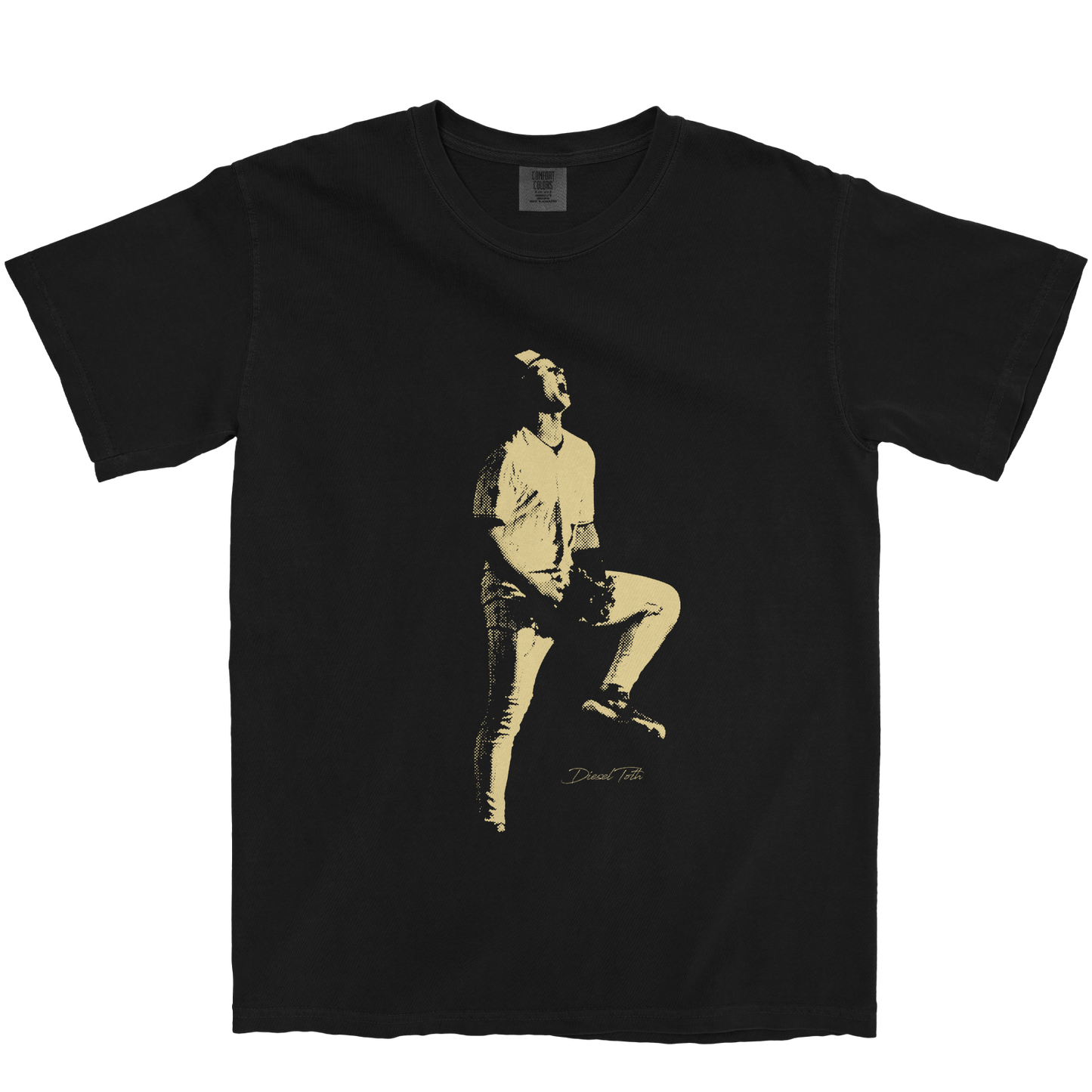DIESEL TOTH SIGNATURE BLACK TEE