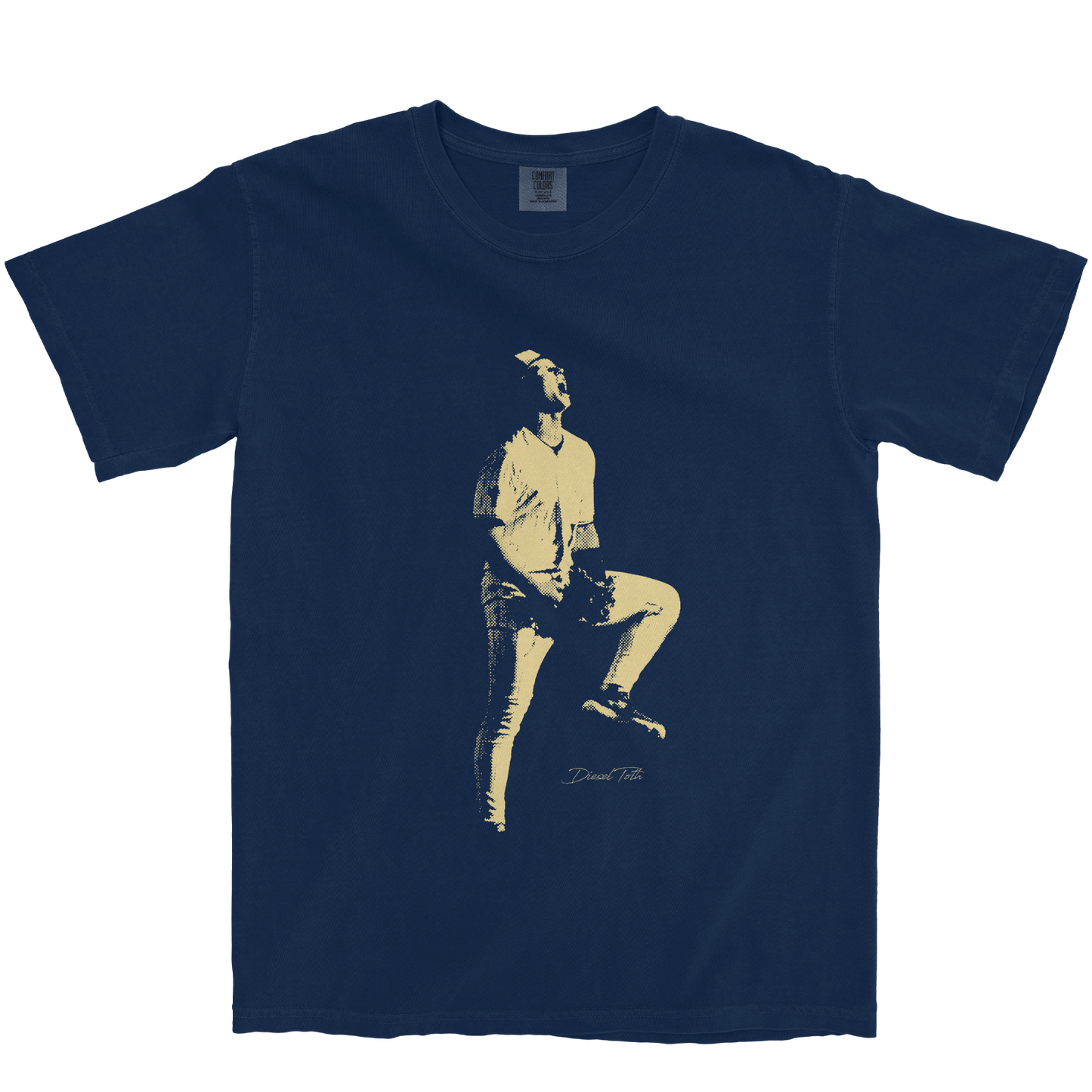 DIESEL TOTH SIGNATURE NAVY TEE