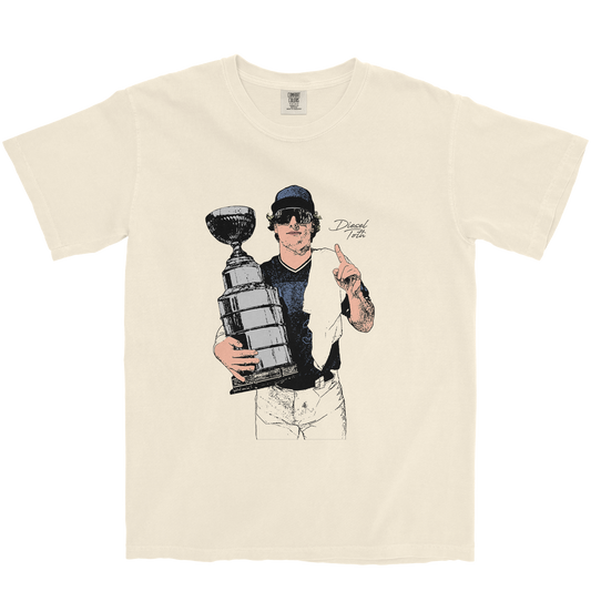 DIESEL TOTH ILLUSTRATED IVORY TEE