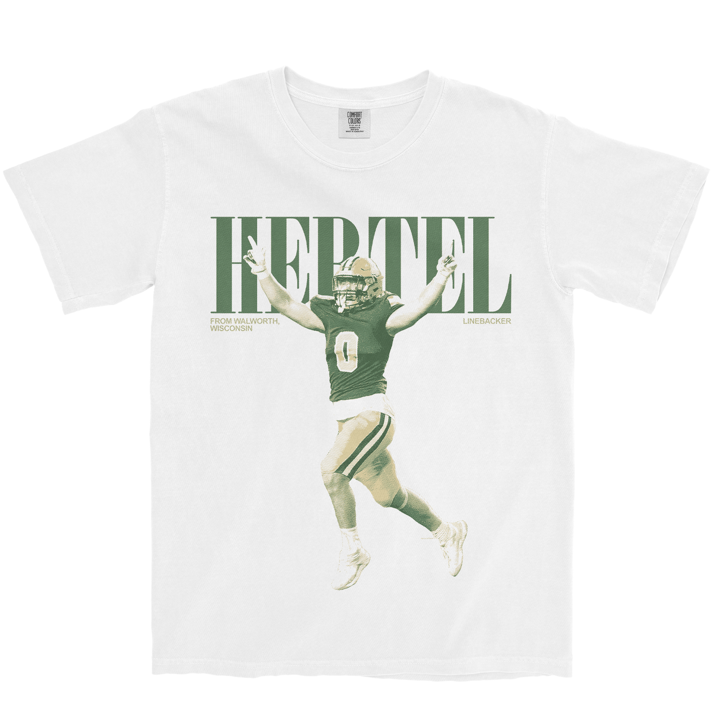 JAX HERTEL VINTAGE WHITE TEE