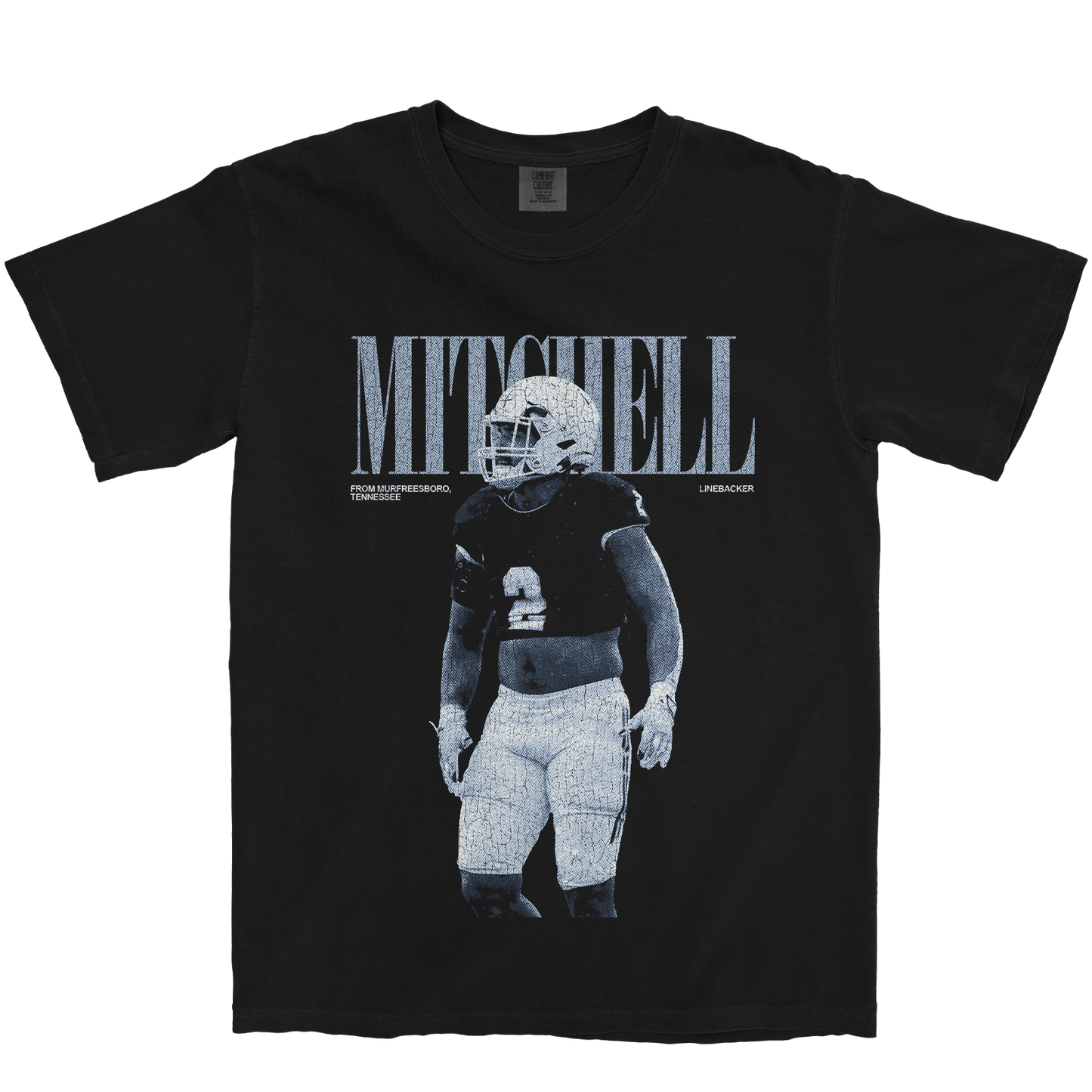 ALEX MITCHELL VINTAGE BLACK TEE