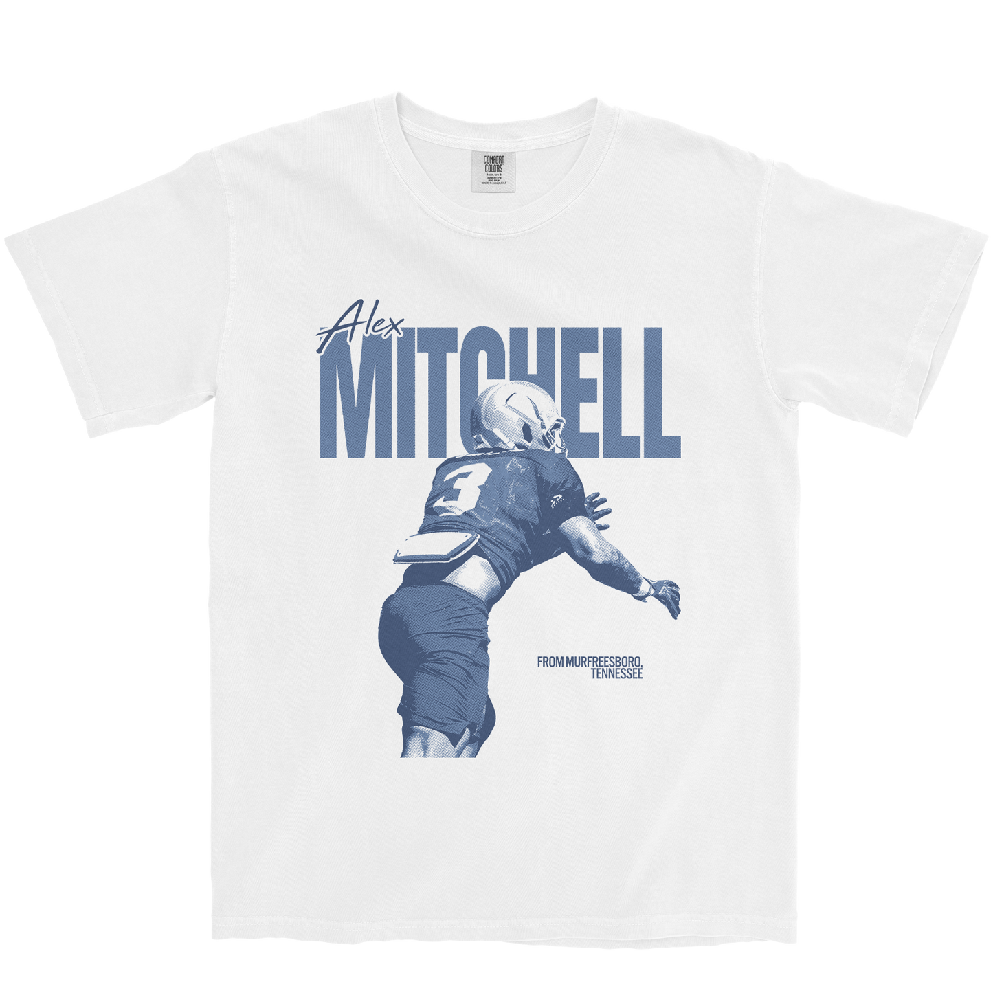 ALEX MITCHELL VINTAGE WHITE TEE