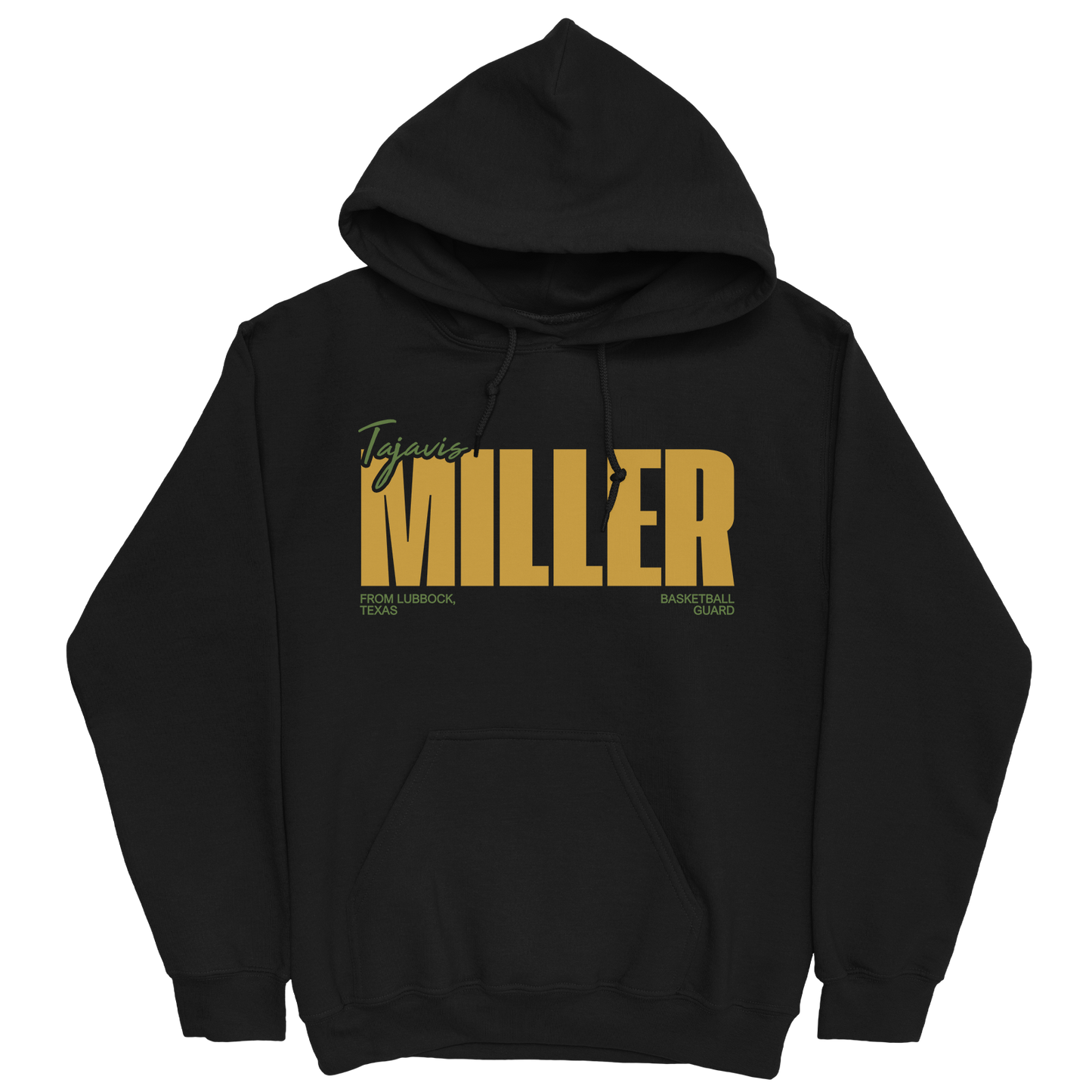 TAJAVIS MILLER CLASSIC BLACK HOODIE
