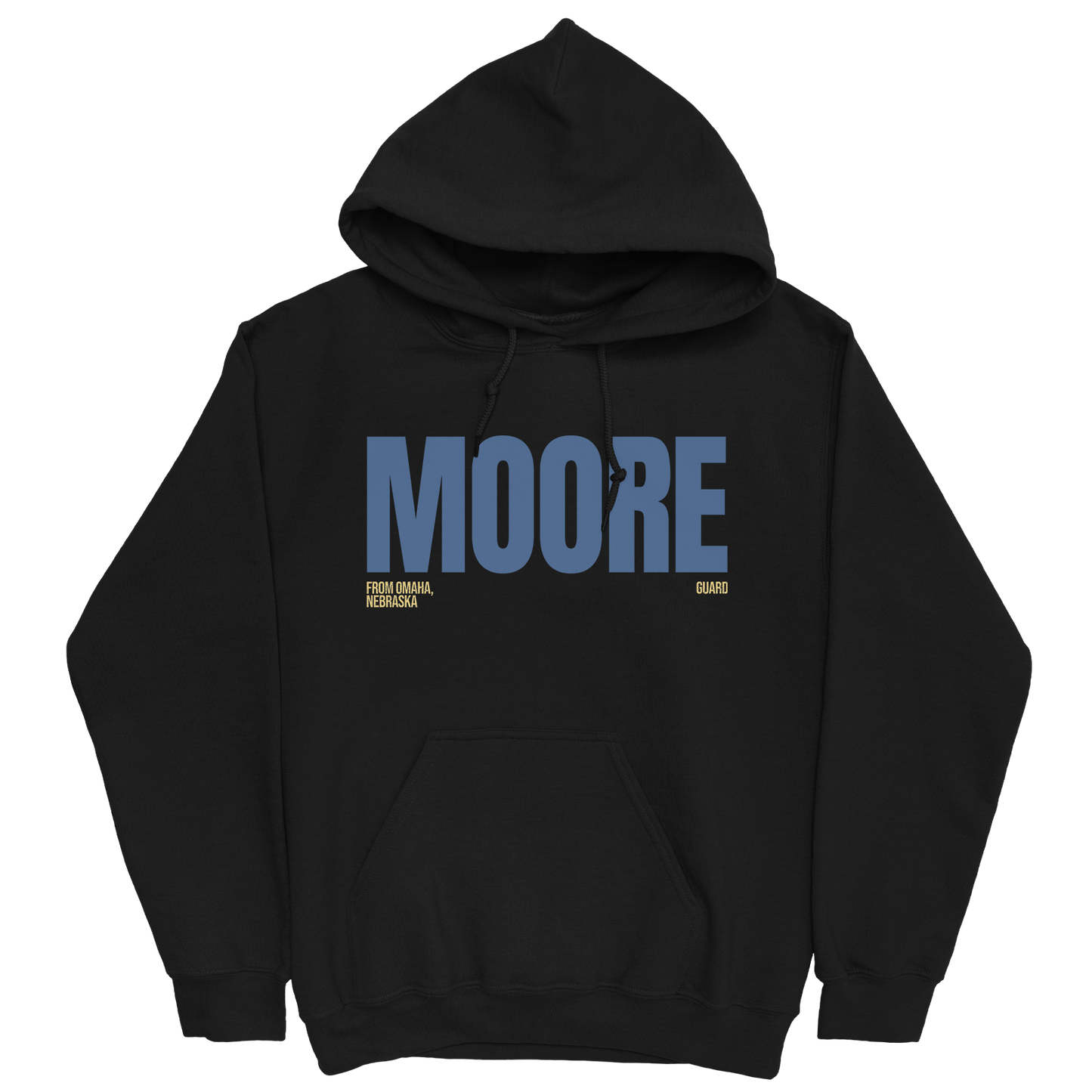 FREDA MOORE CLASSIC BLACK HOODIE