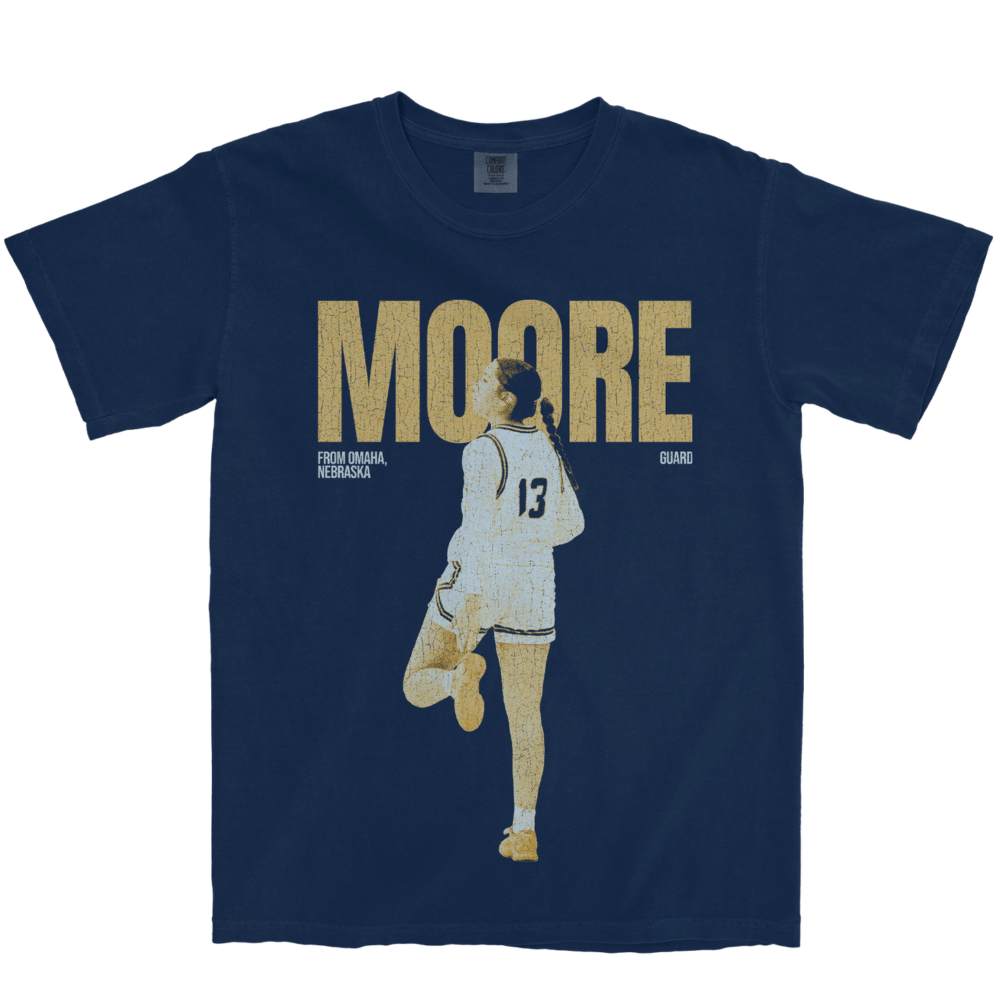 FREDA MOORE #13 NAVY TEE