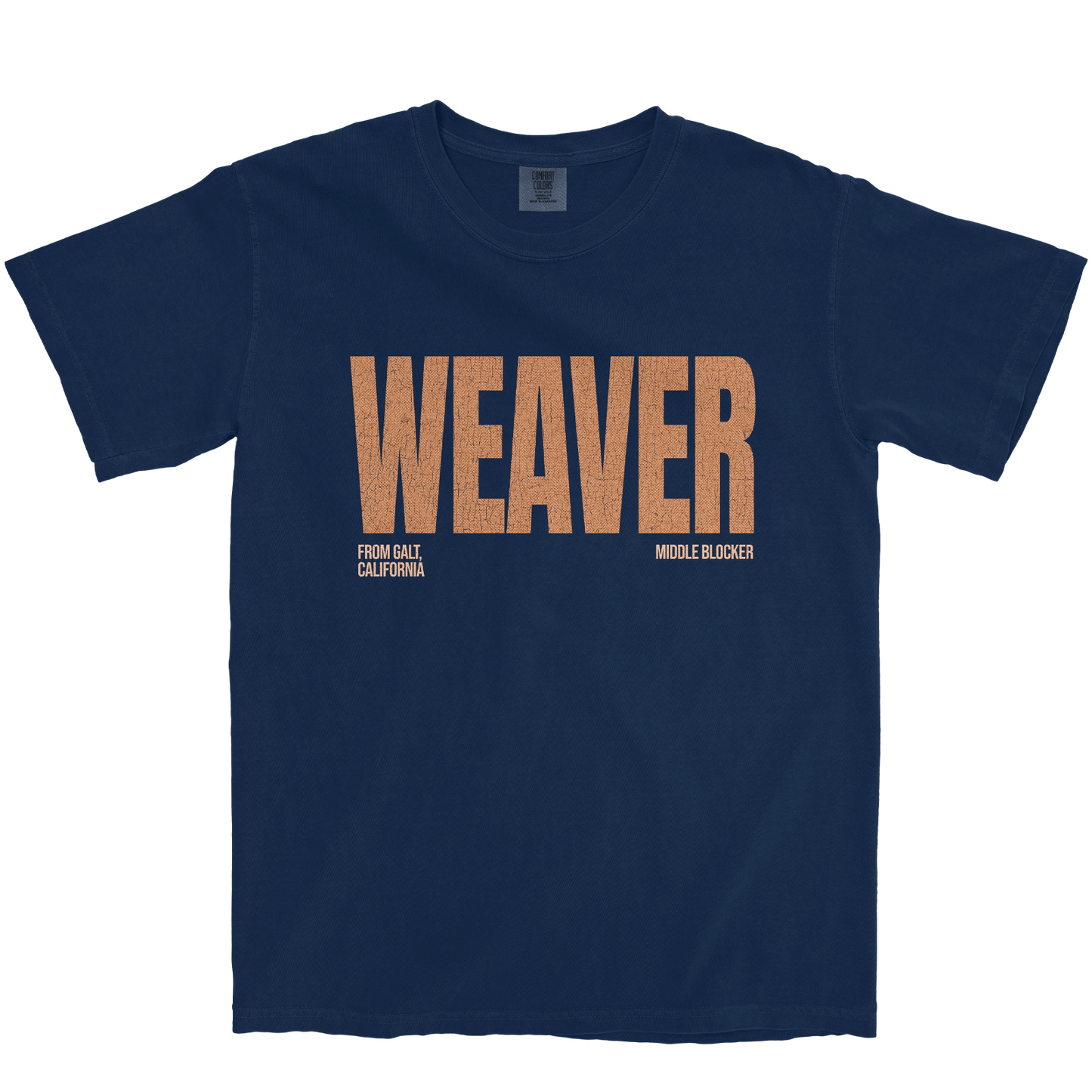 KAYA WEAVER CLASSIC NAVY TEE