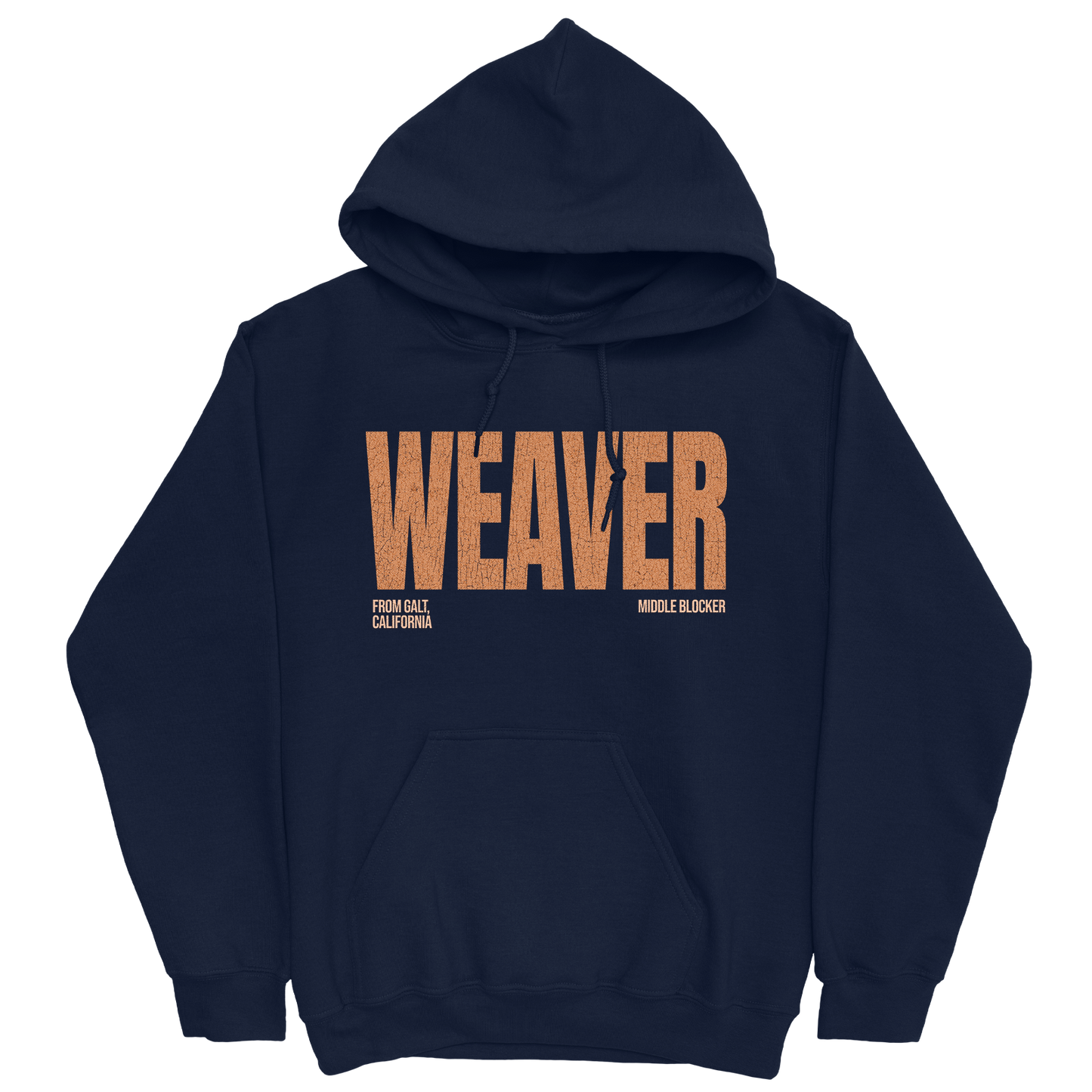 KAYA WEAVER CLASSIC NAVY HOODIE