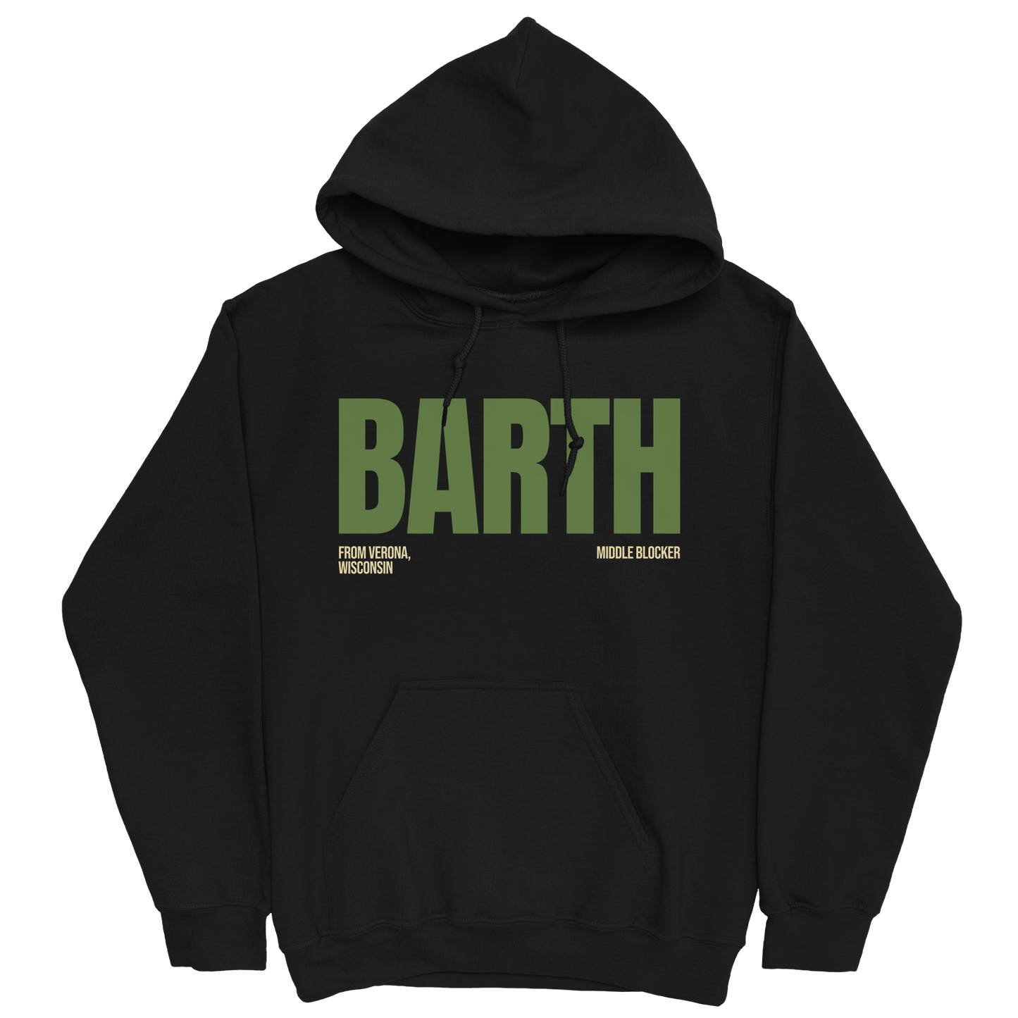 ALLY BARTH CLASSIC BLACK HOODIE