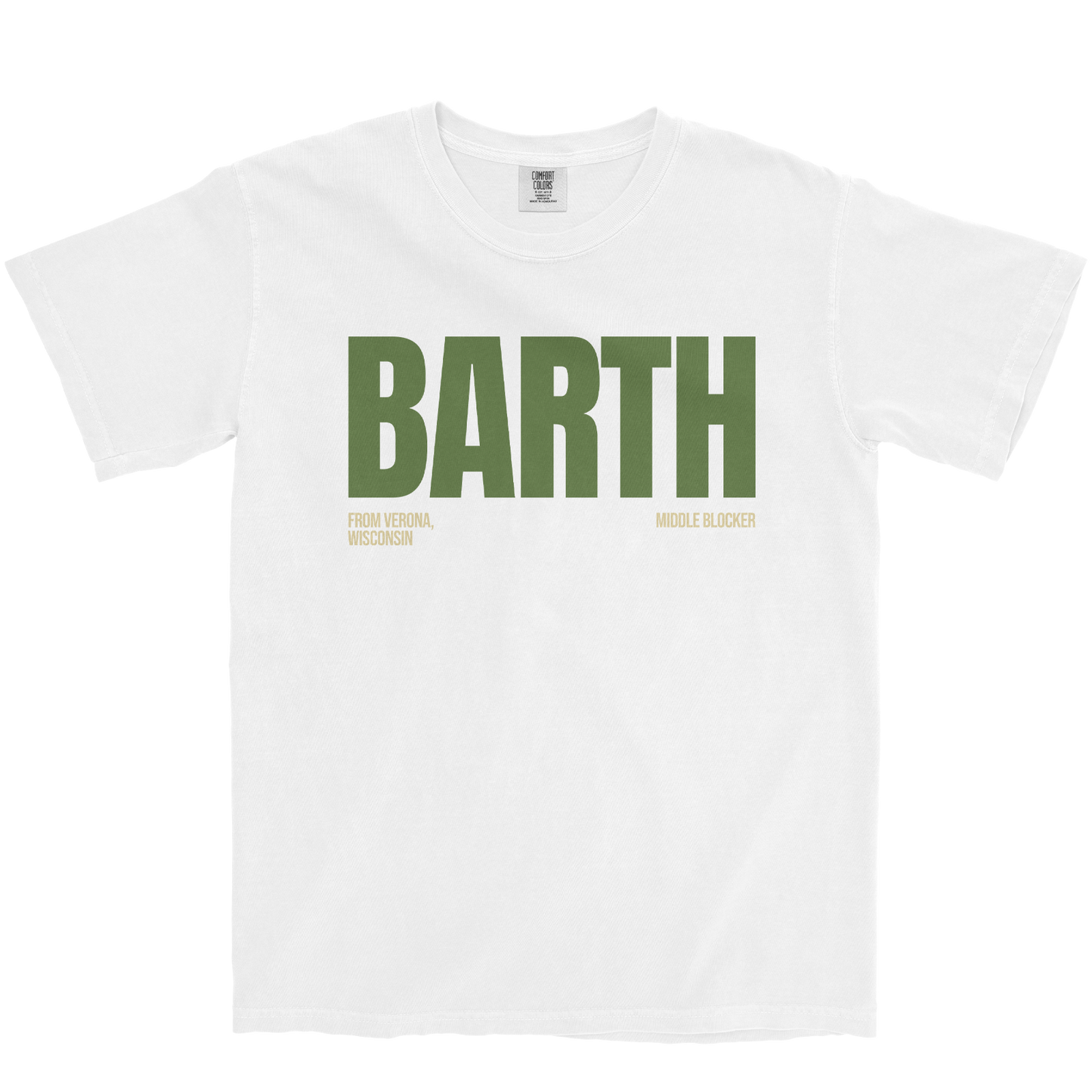 ALLY BARTH CLASSIC WHITE TEE