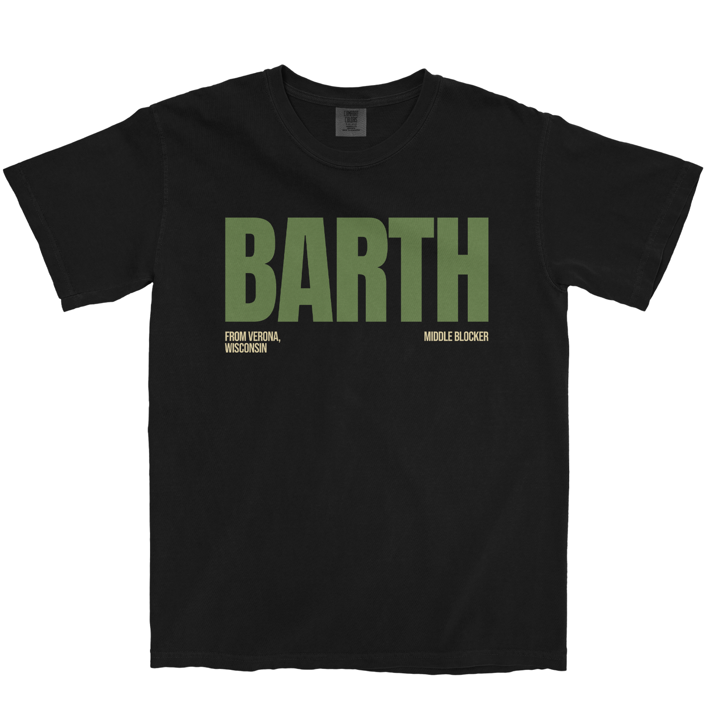 ALLY BARTH CLASSIC BLACK TEE