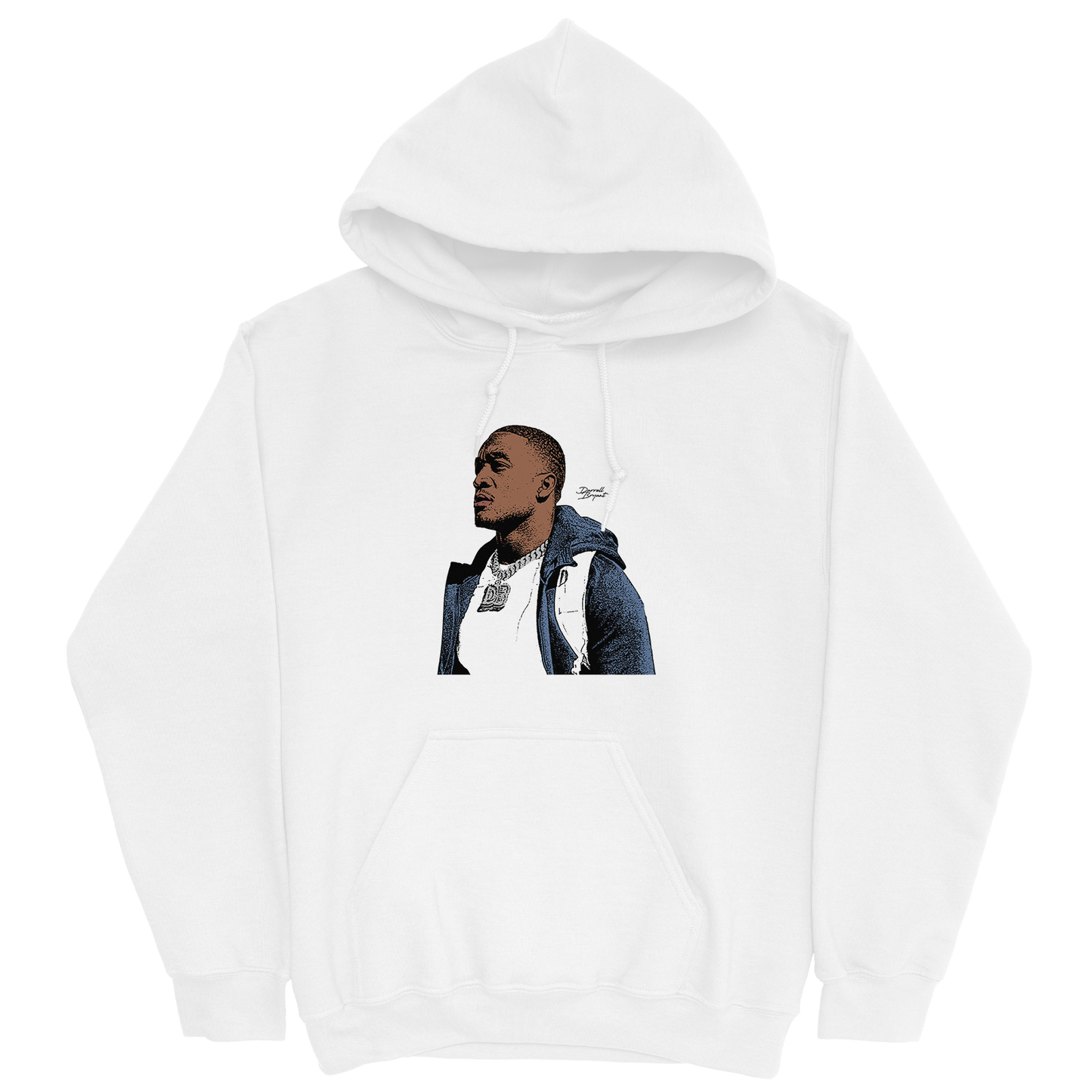 DARRELL BRYANT CLASSIC WHITE HOODIE