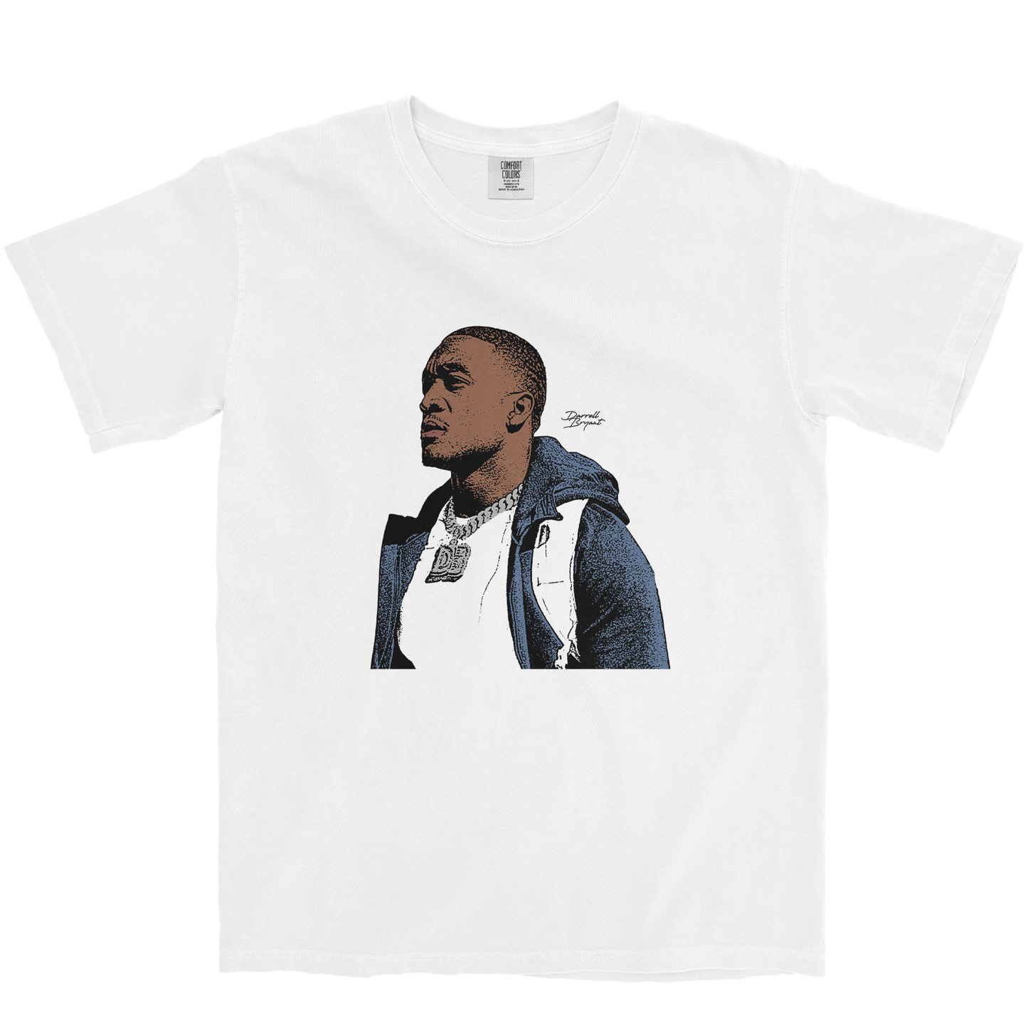 DARRELL BRYANT ILLUSTRATED WHITE TEE