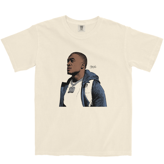 DARRELL BRYANT ILLUSTRATED IVORY TEE